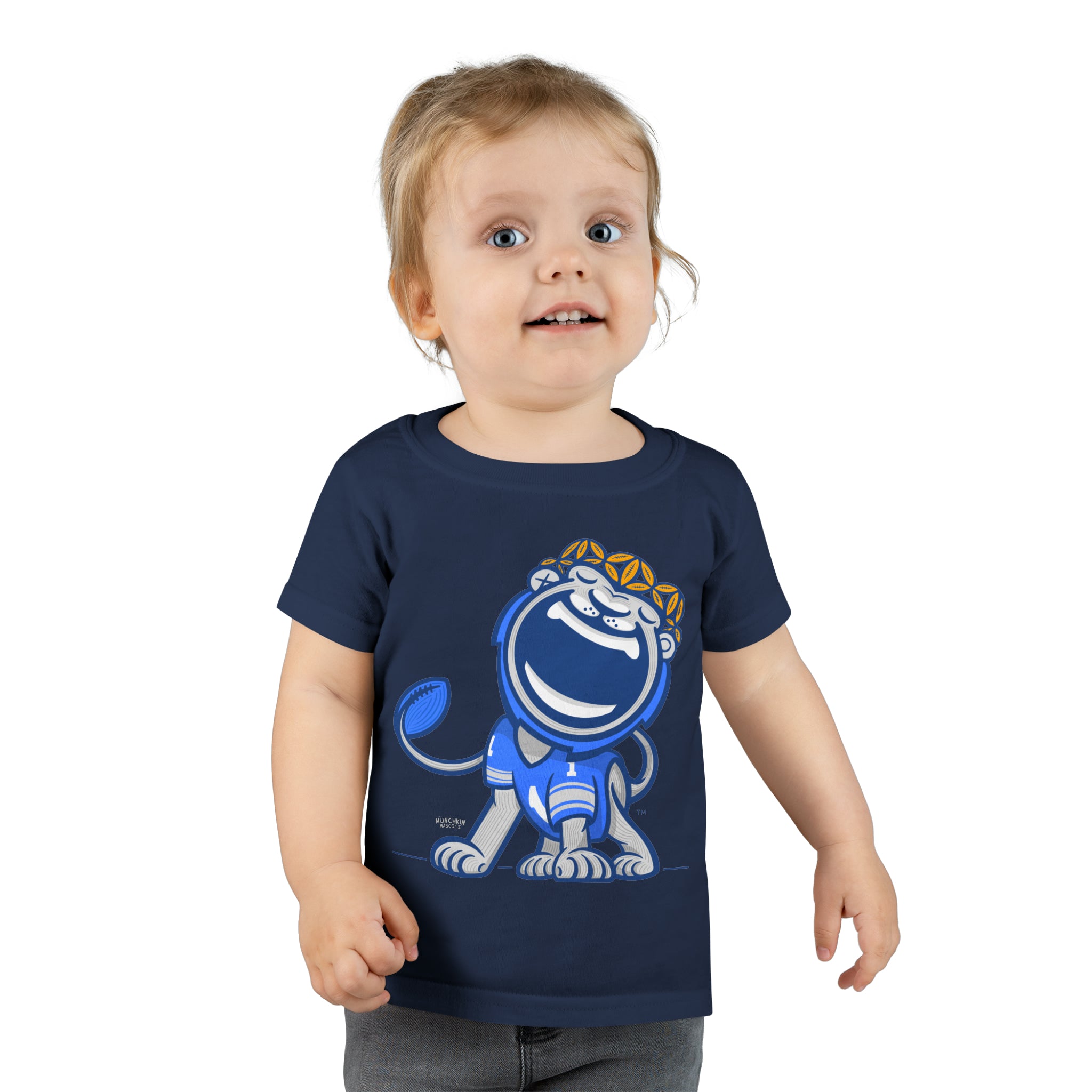 Toddler T-shirt - Home Jersey - Lil' Miss Roary DET Football