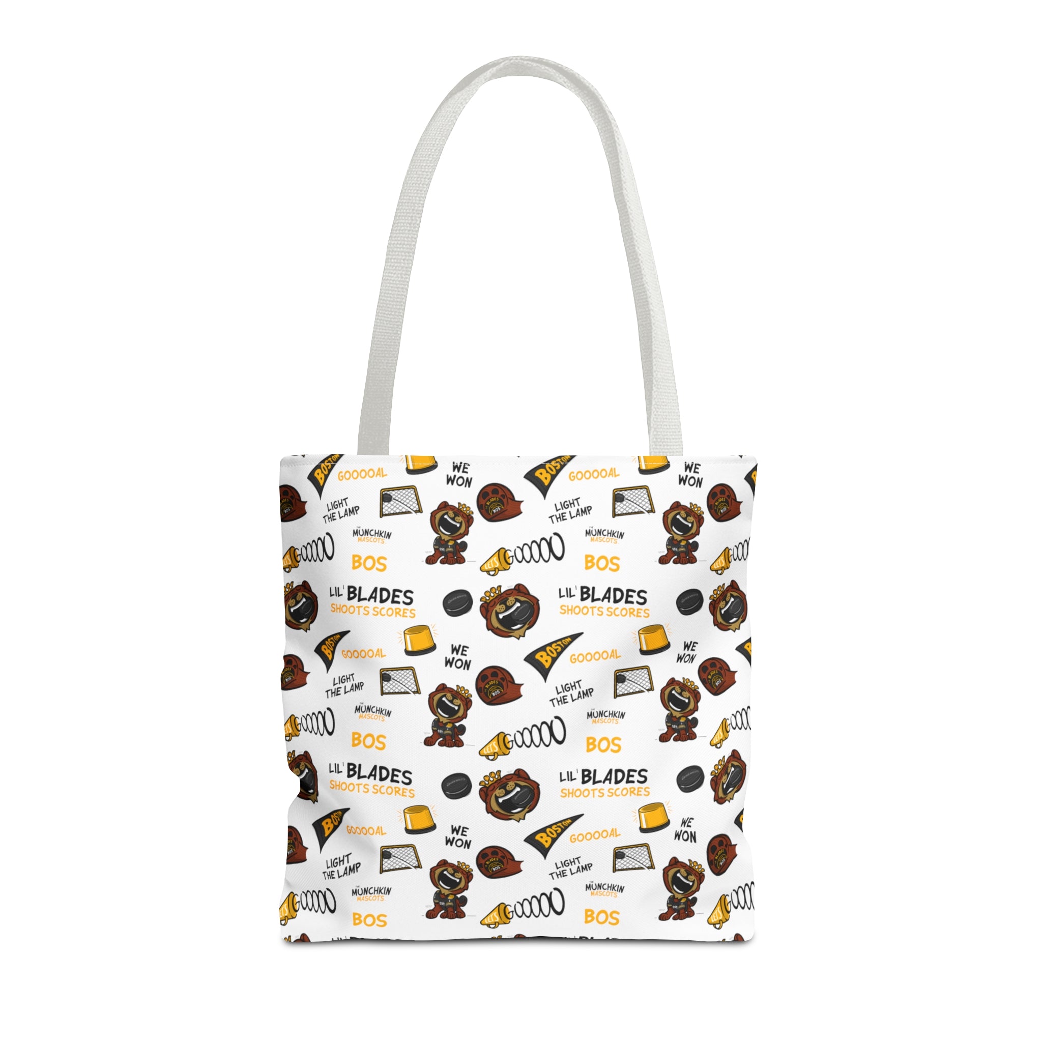 Tote Bag (AOP) - Pattern - Lil' Blades BOS Hockey