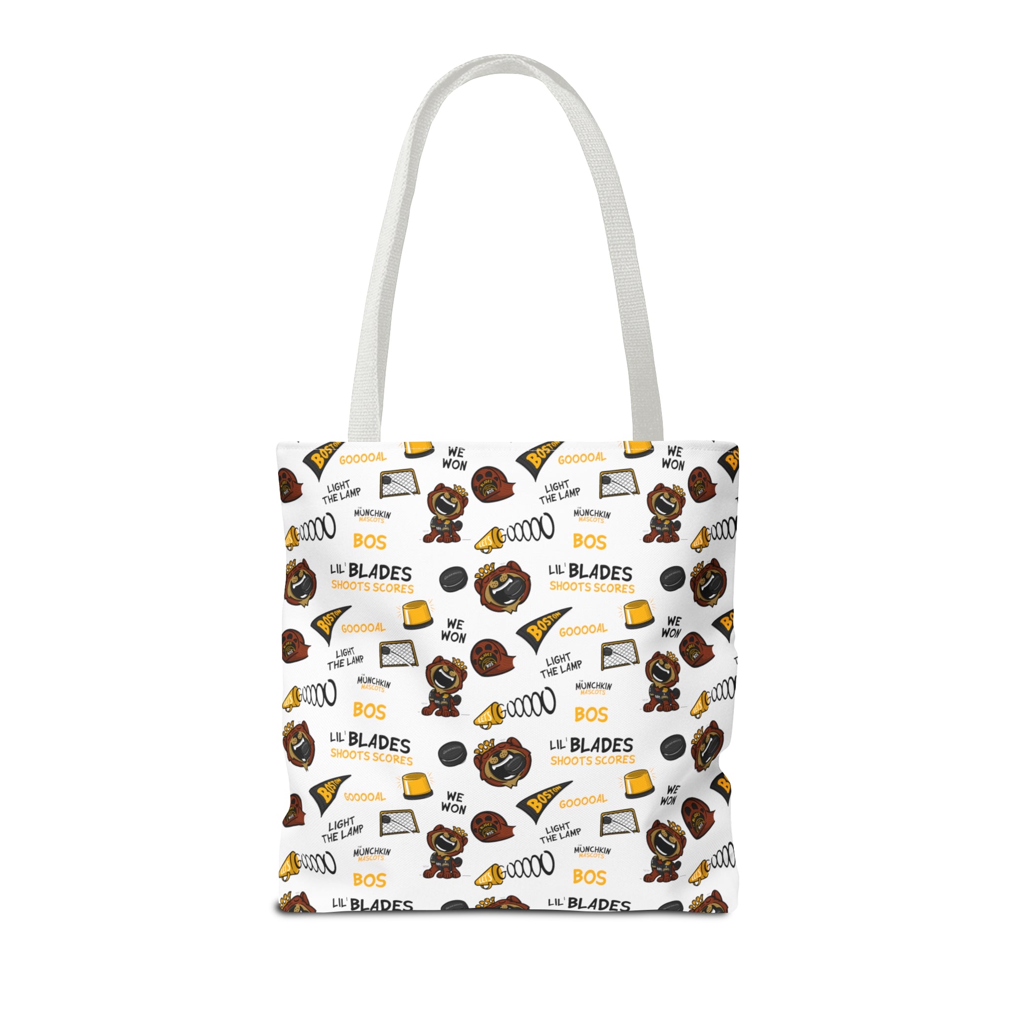 Tote Bag (AOP) - Pattern - Lil' Blades BOS Hockey