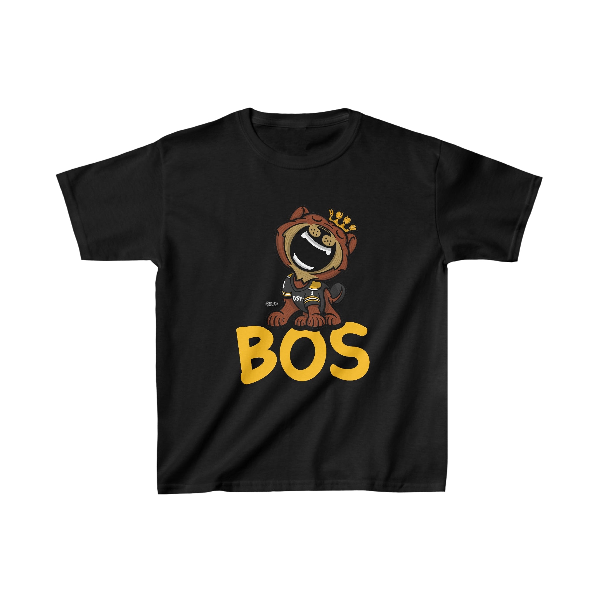 Kids Heavy Cotton™ Tee - BOS - Lil' Blades BOS Hockey