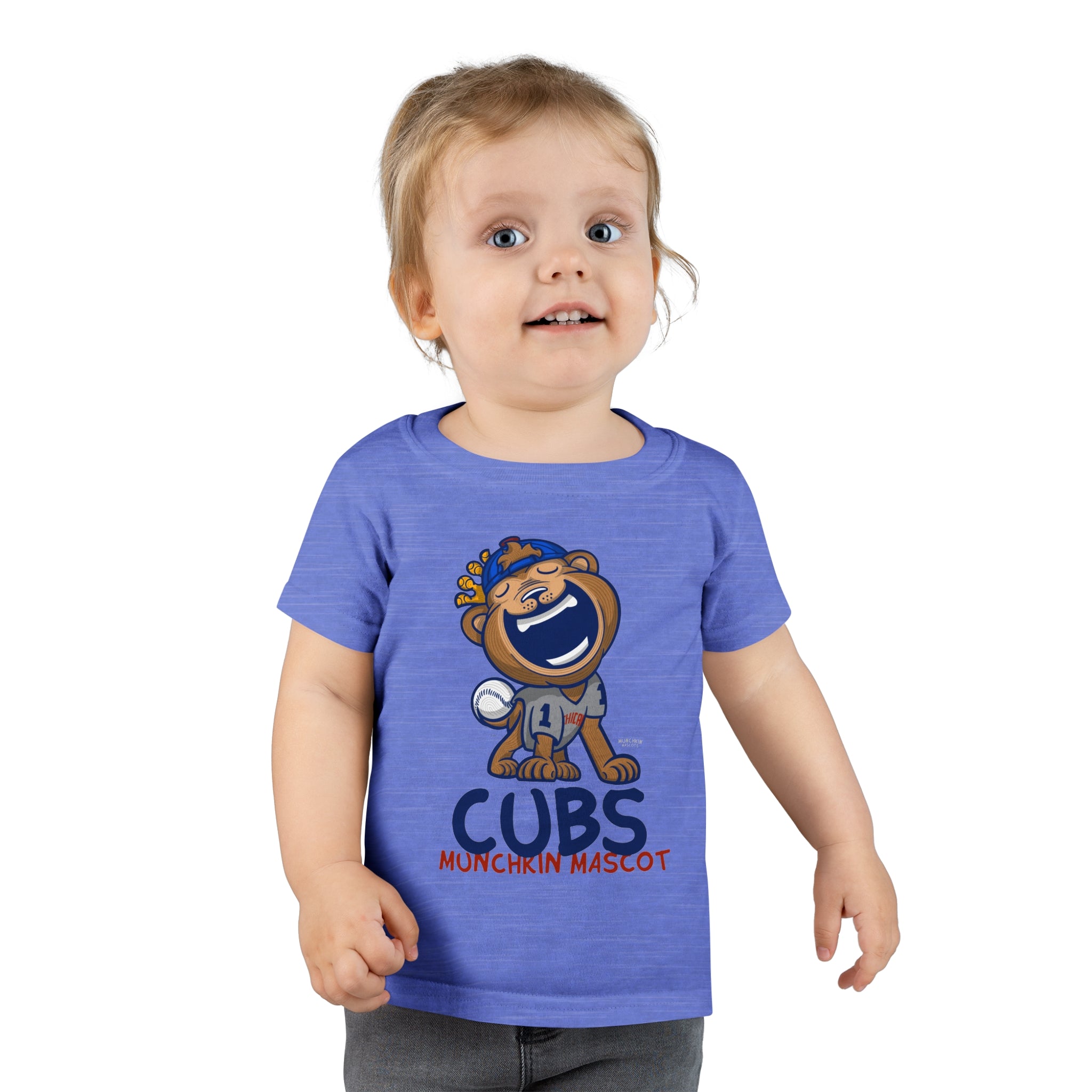 Toddler T-shirt - Munchkin Mascot - Lil' Clark CHI Baseball