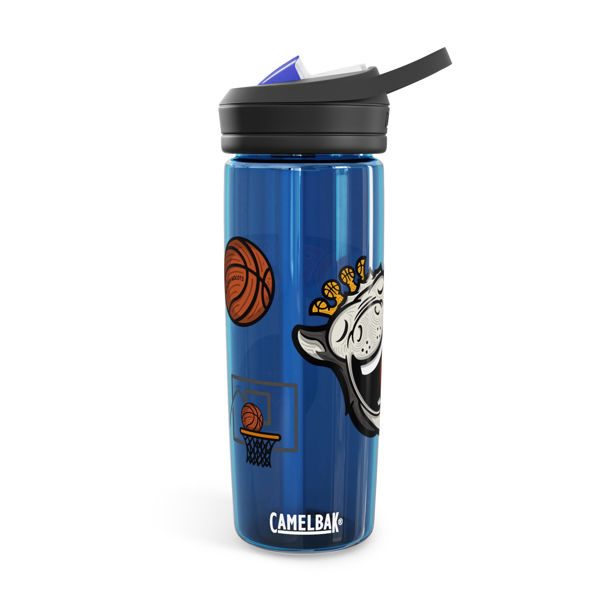 Detroit Basketball CamelBak Eddy® Lil' Hooper Water Bottle, 20oz\25oz | Hand-Drawn Art | Gifts for Kids