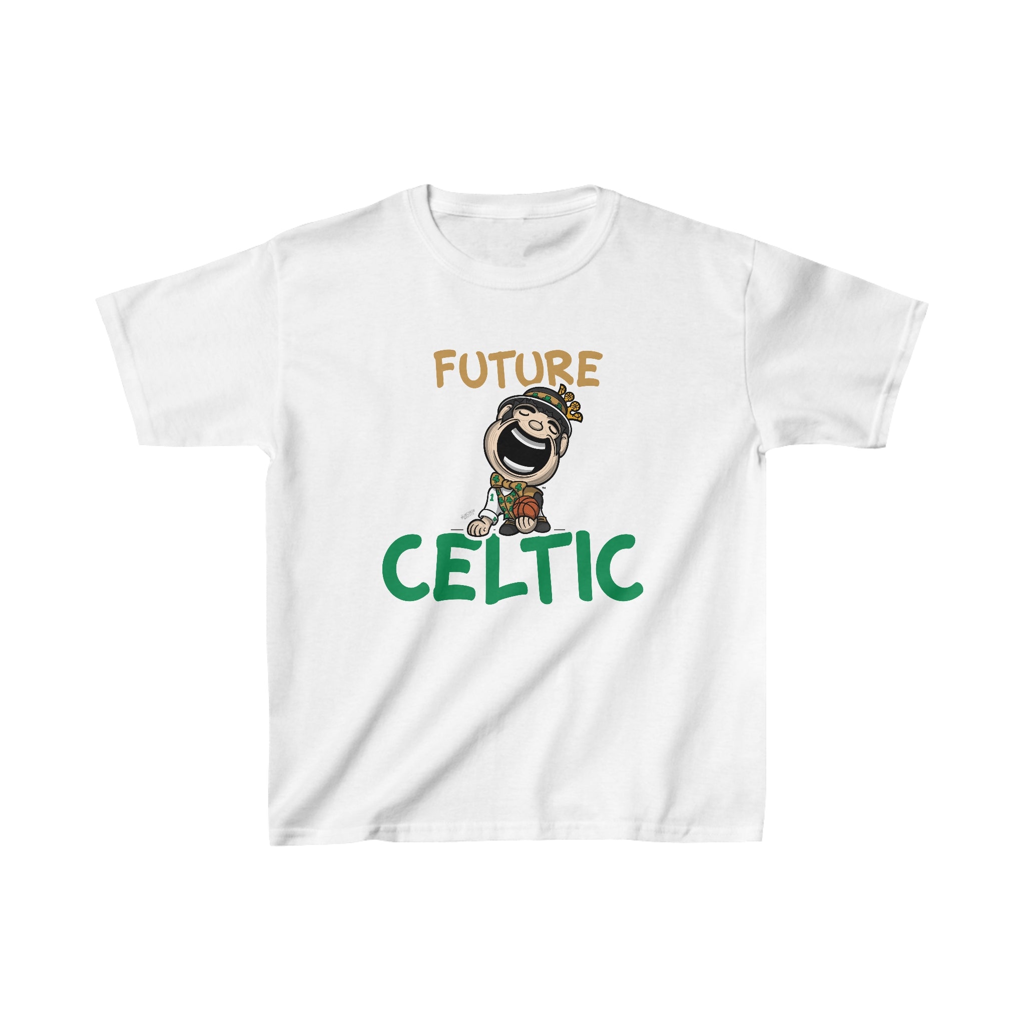 Kids Heavy Cotton™ Tee - Future Celtic - Lil' Lucky BOS Basketball