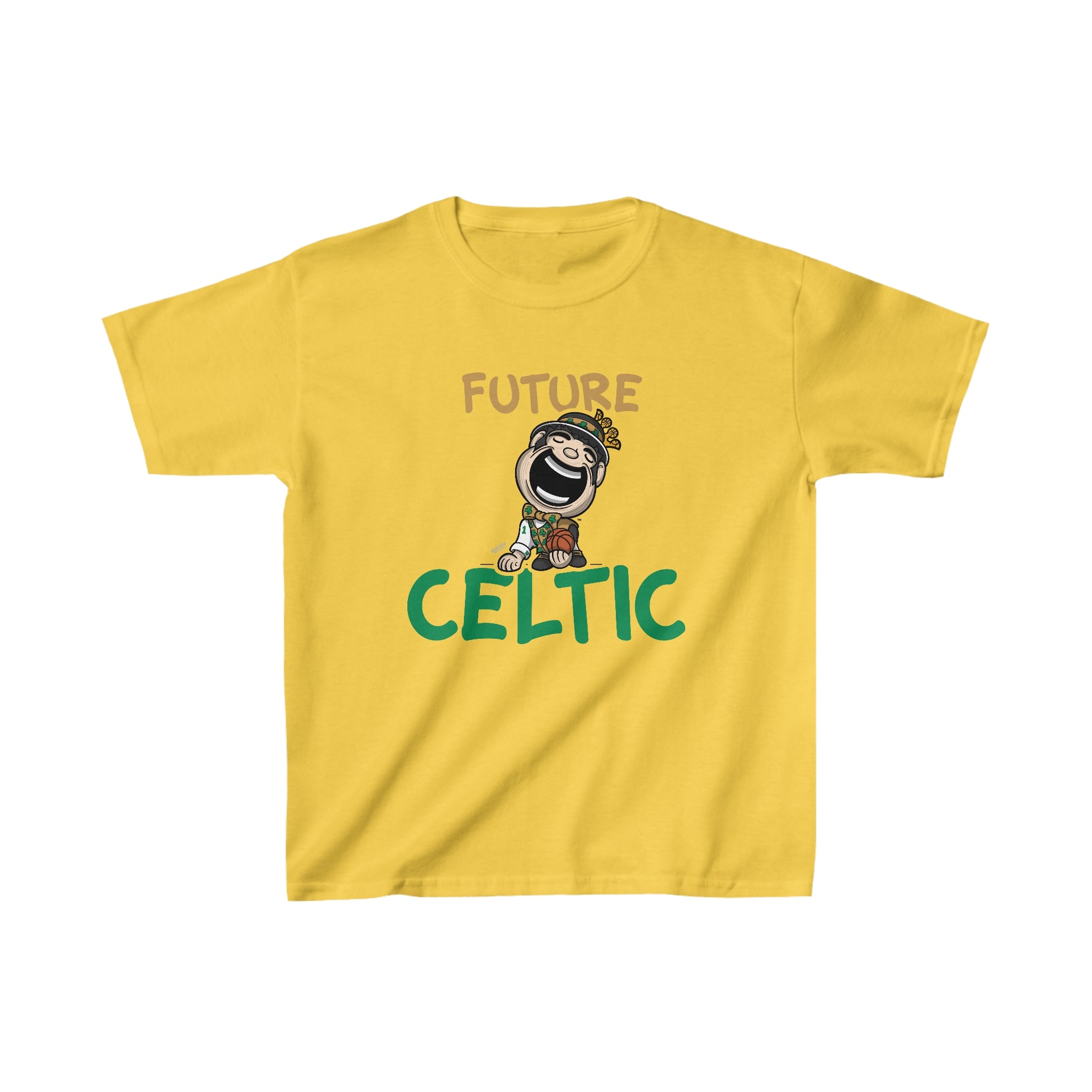 Kids Heavy Cotton™ Tee - Future Celtic - Lil' Lucky BOS Basketball