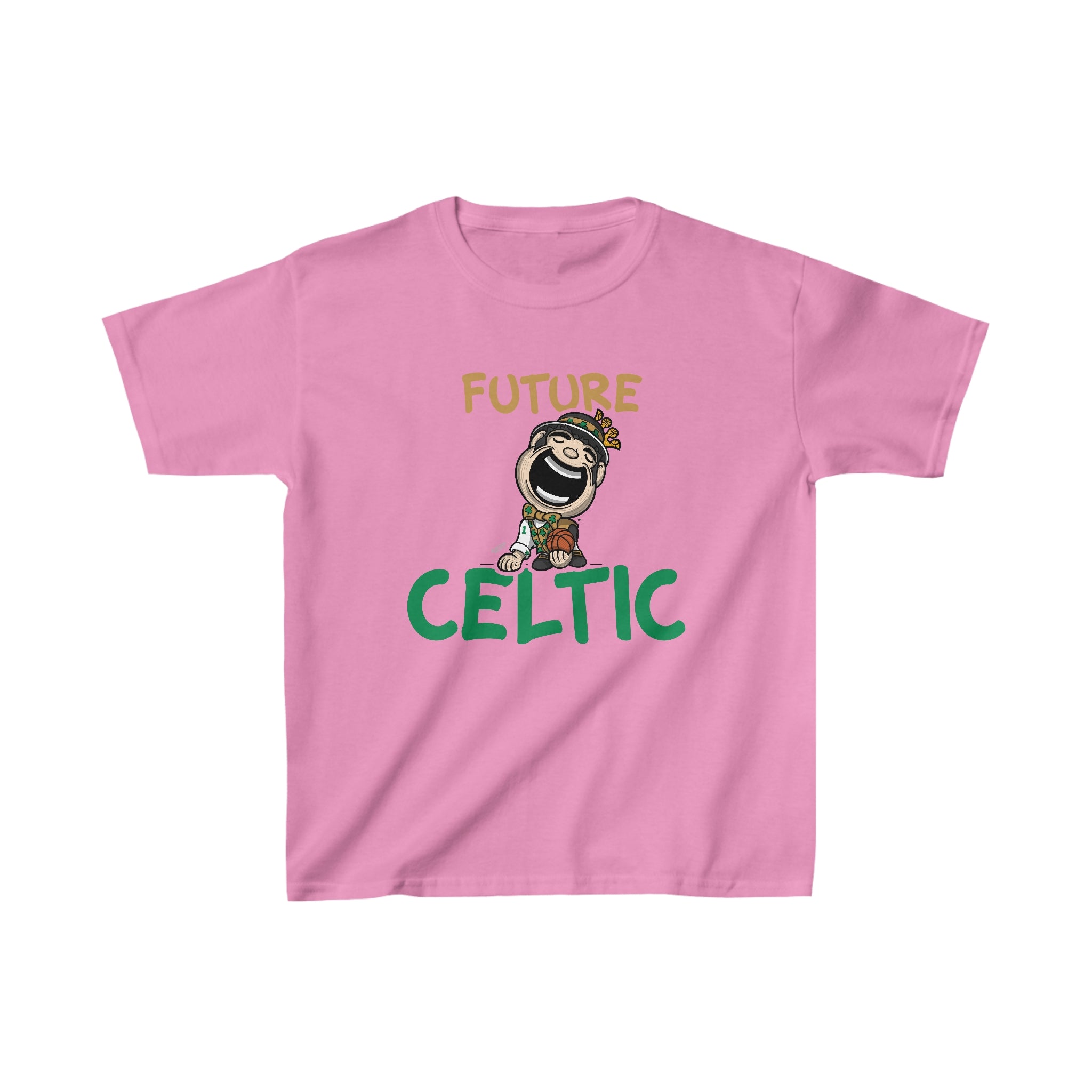 Kids Heavy Cotton™ Tee - Future Celtic - Lil' Lucky BOS Basketball