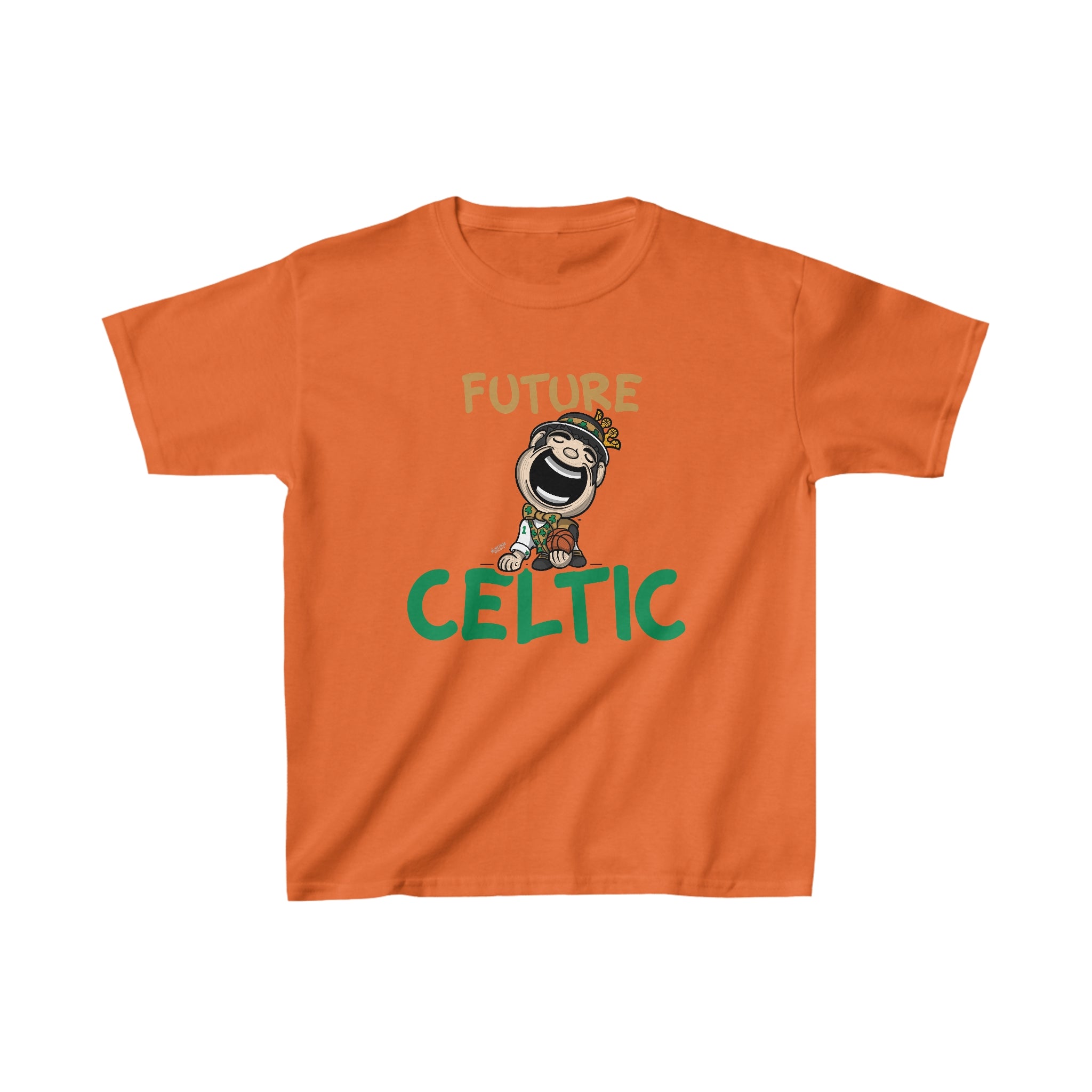 Kids Heavy Cotton™ Tee - Future Celtic - Lil' Lucky BOS Basketball