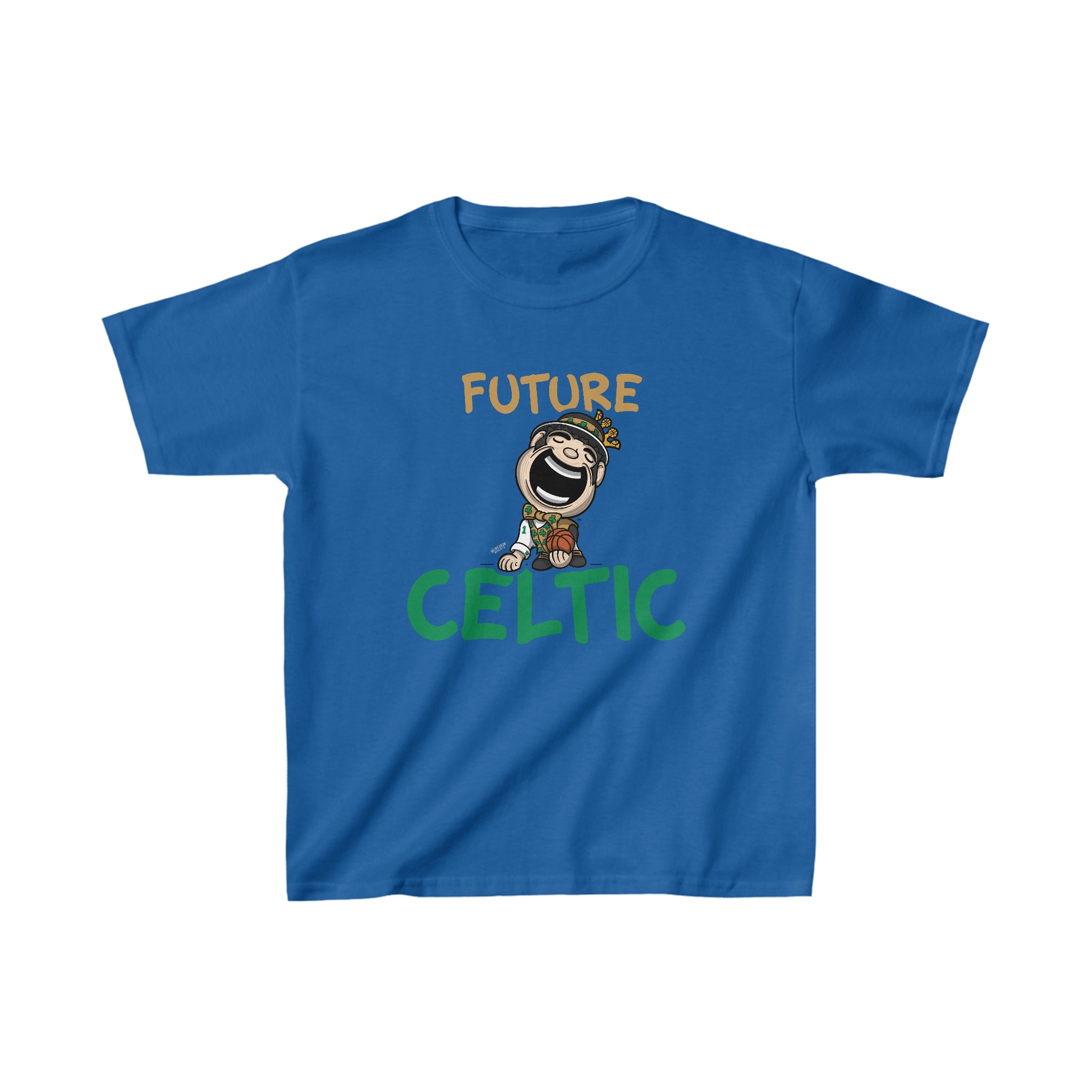 Kids Heavy Cotton™ Tee - Future Celtic - Lil' Lucky BOS Basketball