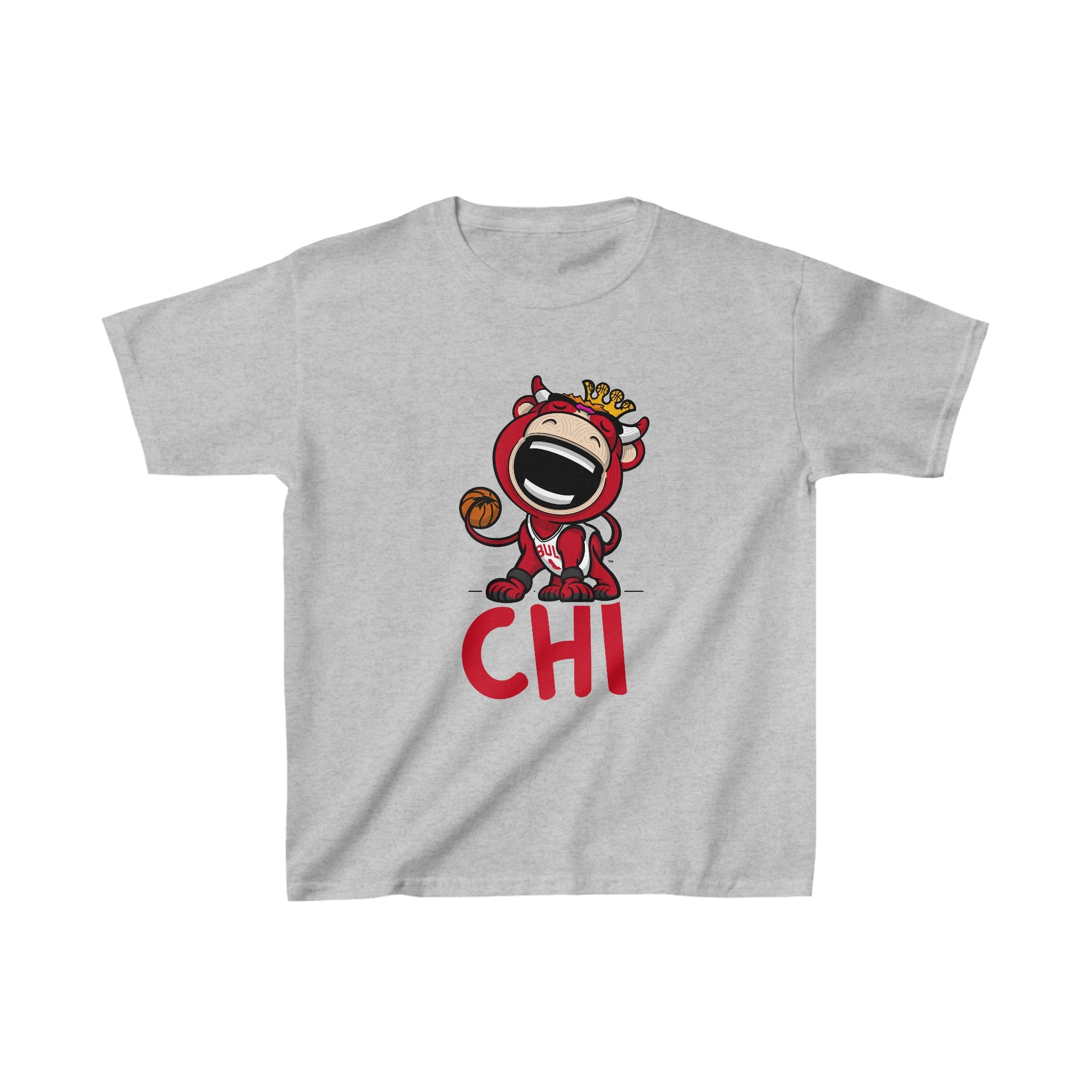 Kids Heavy Cotton™ Tee - CHI - Lil' Benny CHI Basketball