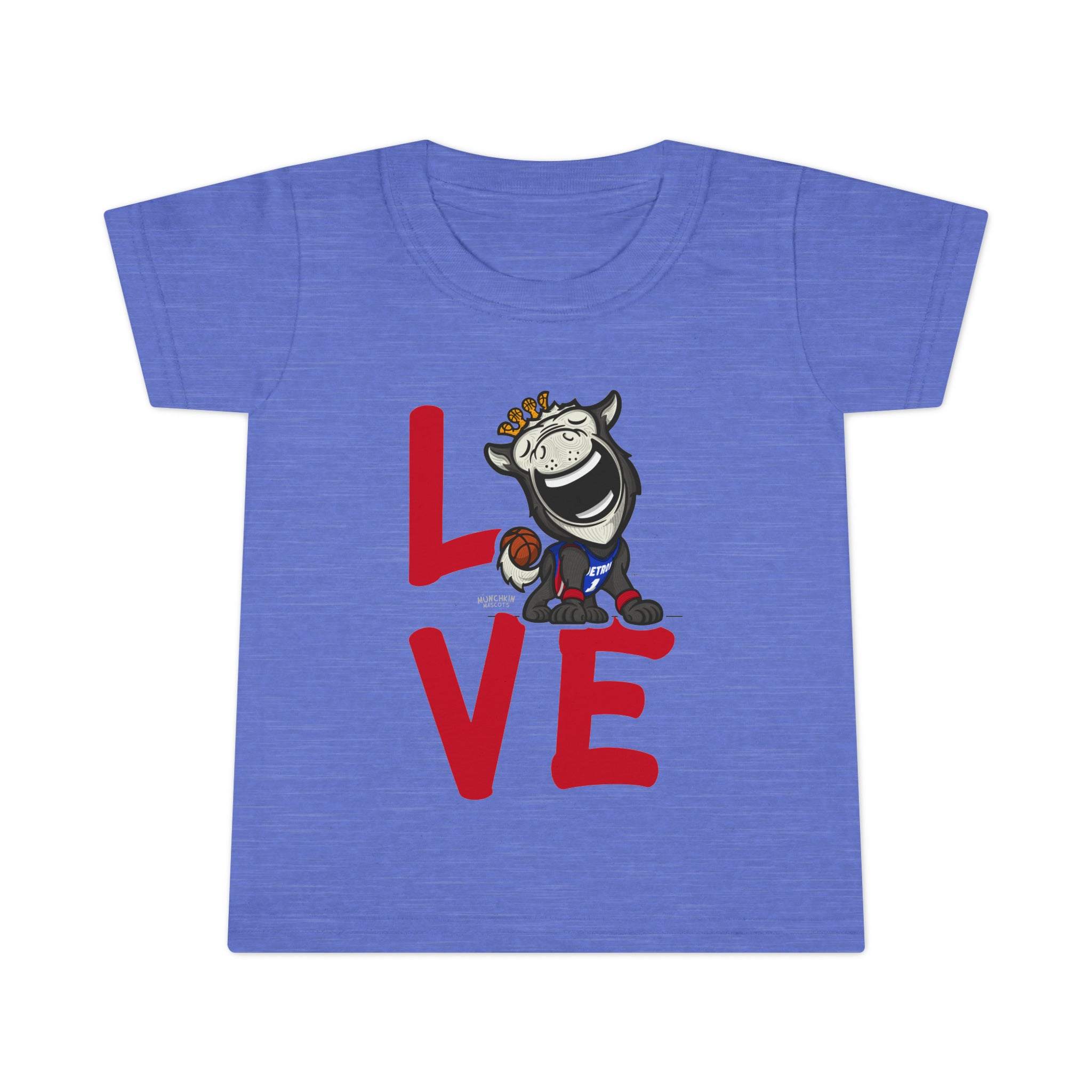 Toddler T-shirt - LOVE - Lil' Hooper DET Basketball