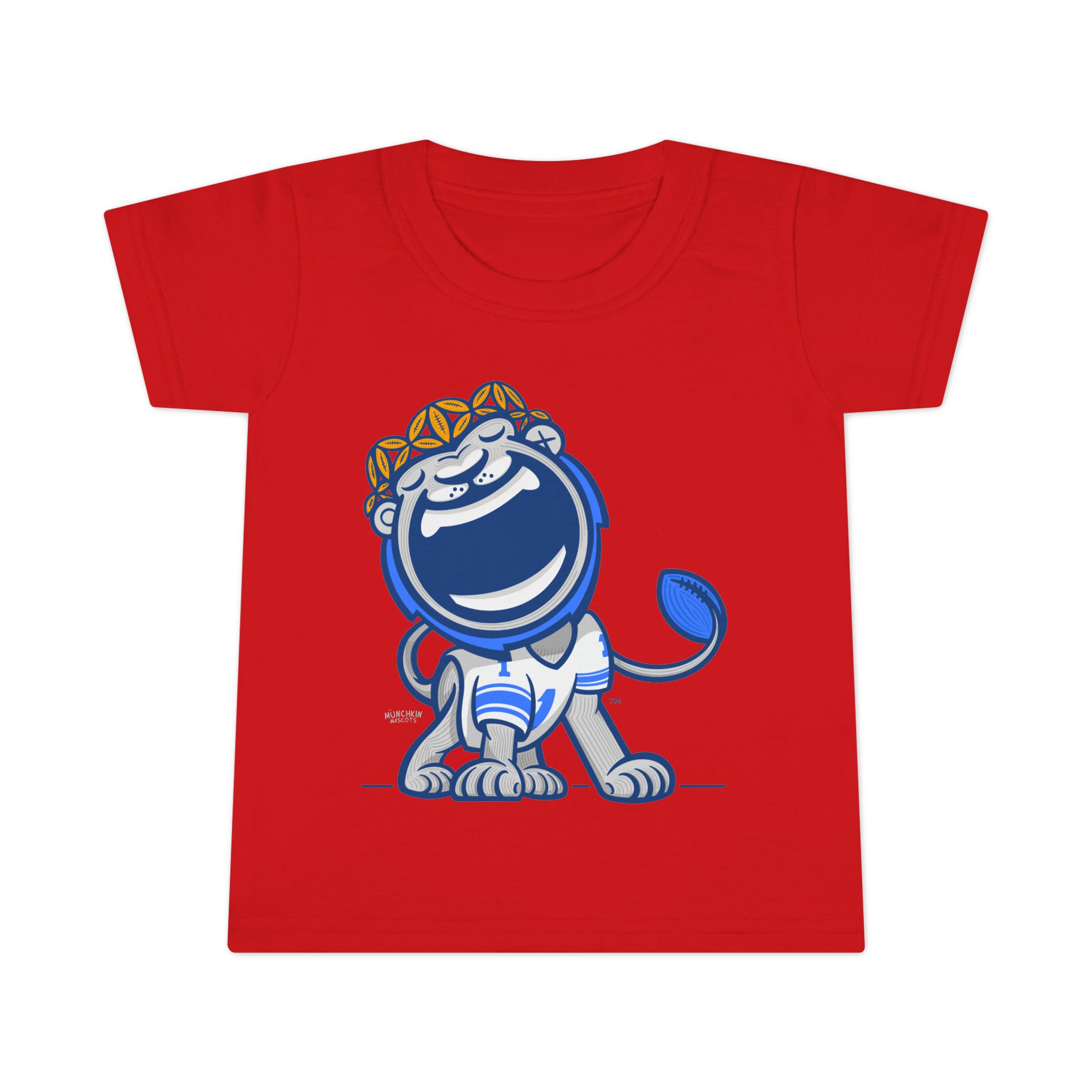 Toddler T-shirt - Away Jersey - Lil' Miss Roary DET Football