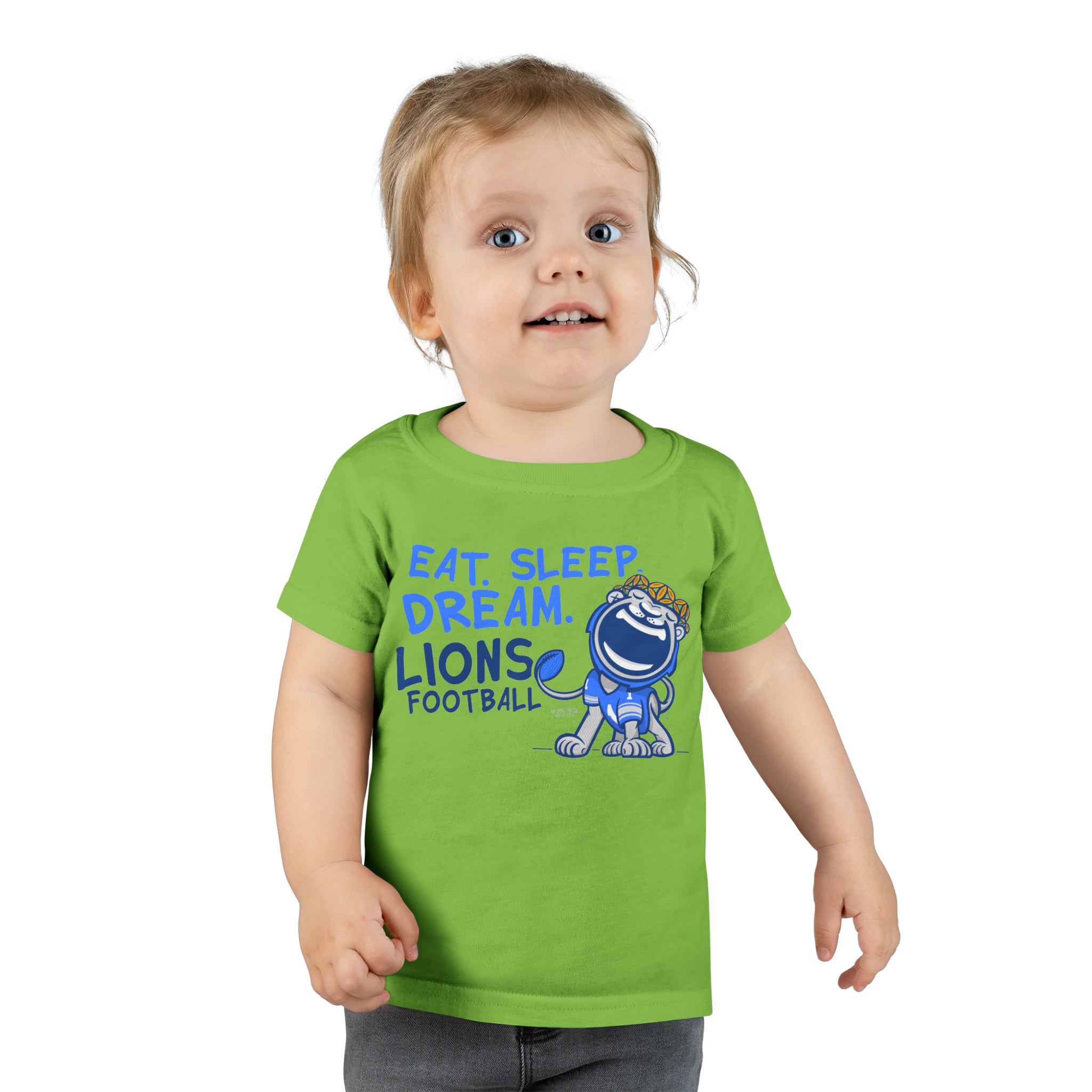 Toddler T-shirt - Eat Sleep Dream - Lil' Miss Roary DET Football