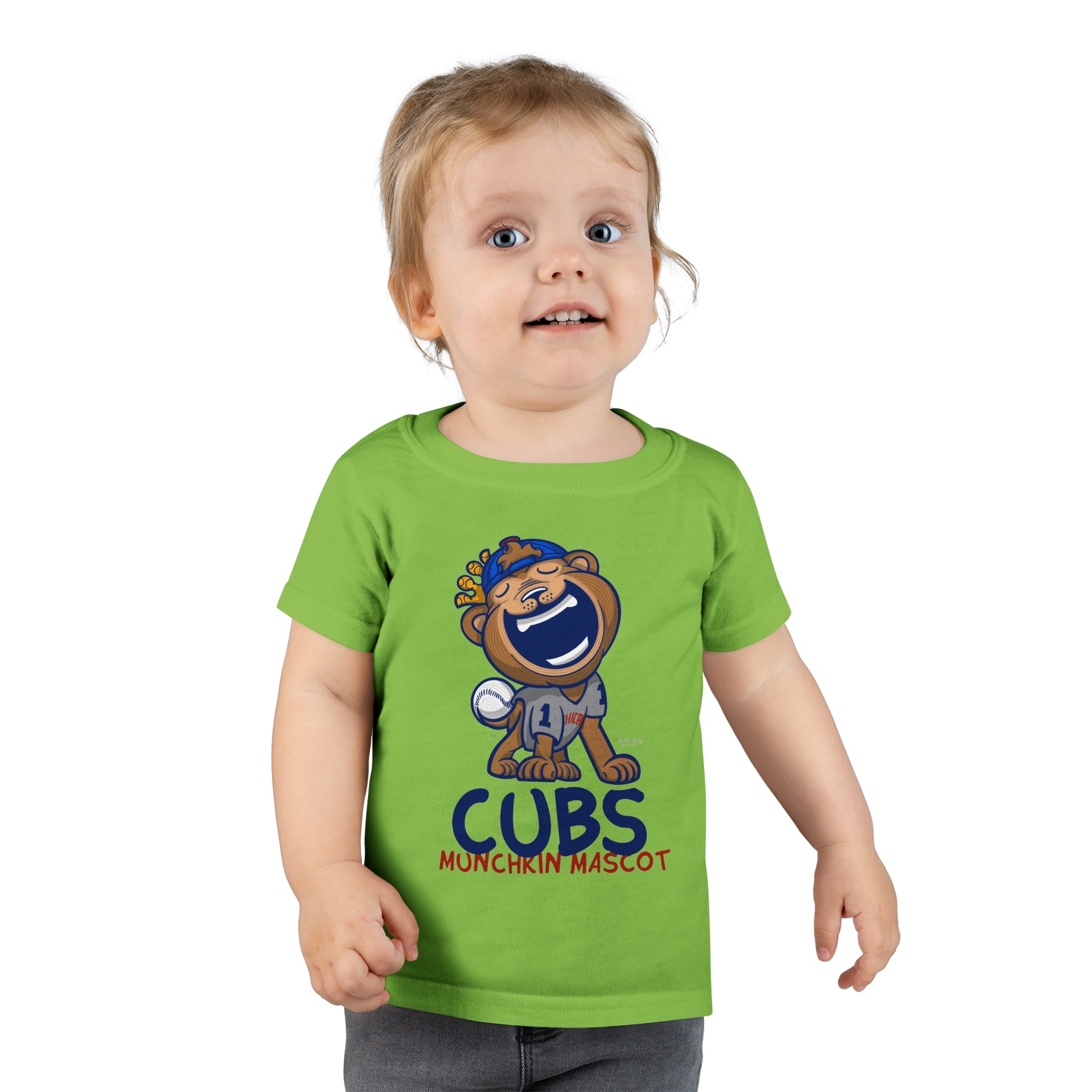 Toddler T-shirt - Munchkin Mascot - Lil' Clark CHI Baseball