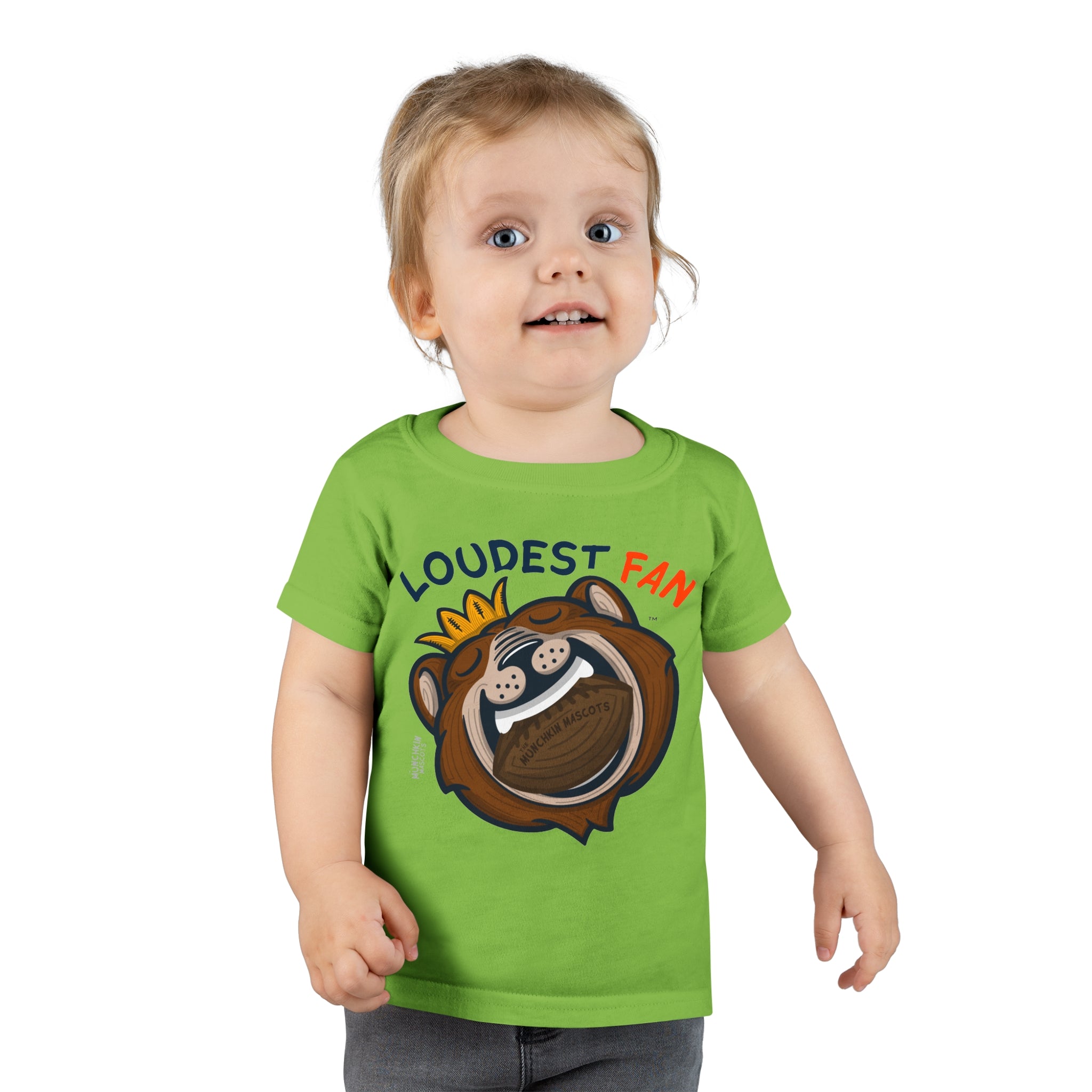 Toddler T-shirt - Loudest Fan - Lil' Staley CHI Football