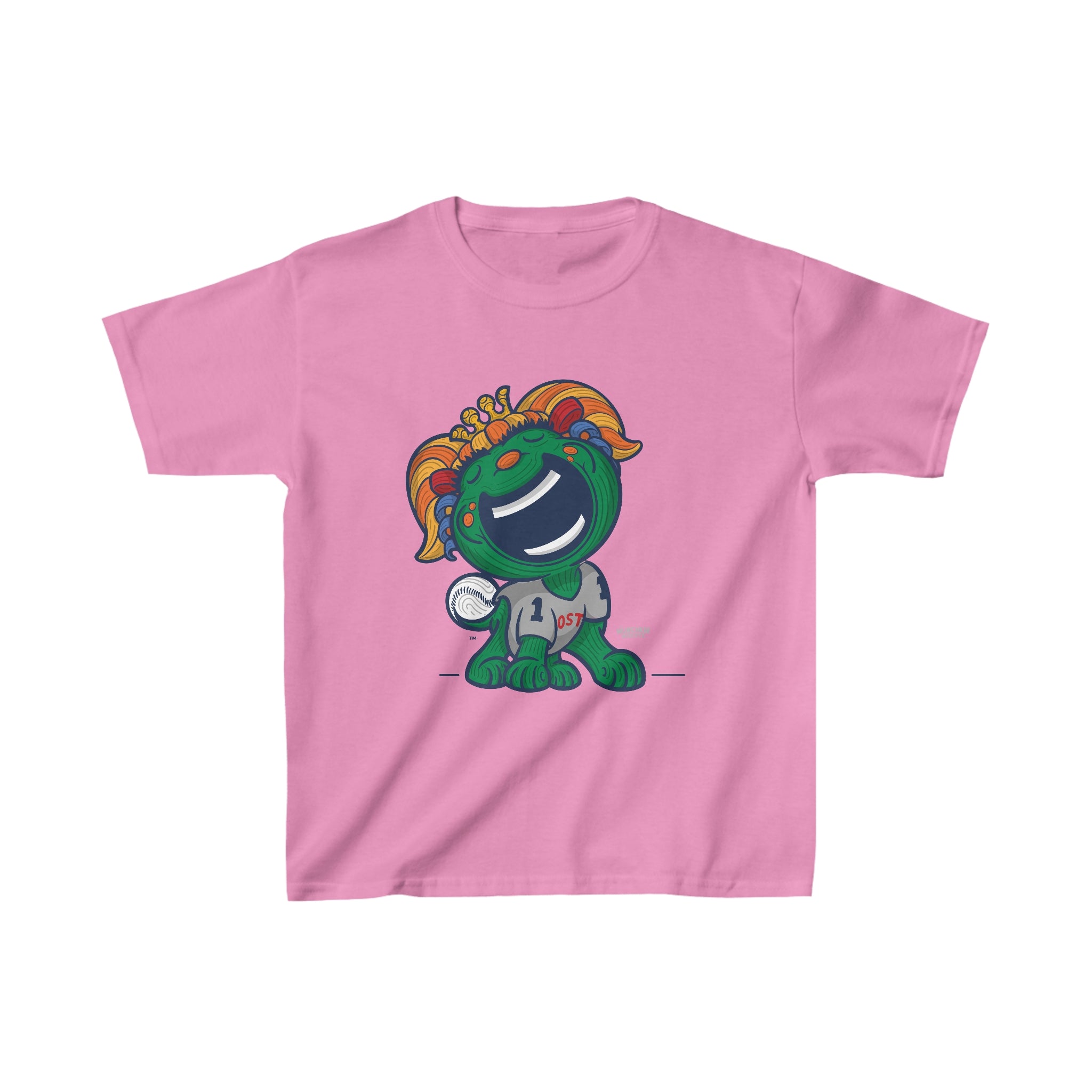 Kids Heavy Cotton™ Tee - Away Jersey - Lil' Miss Tessie BOS Baseball