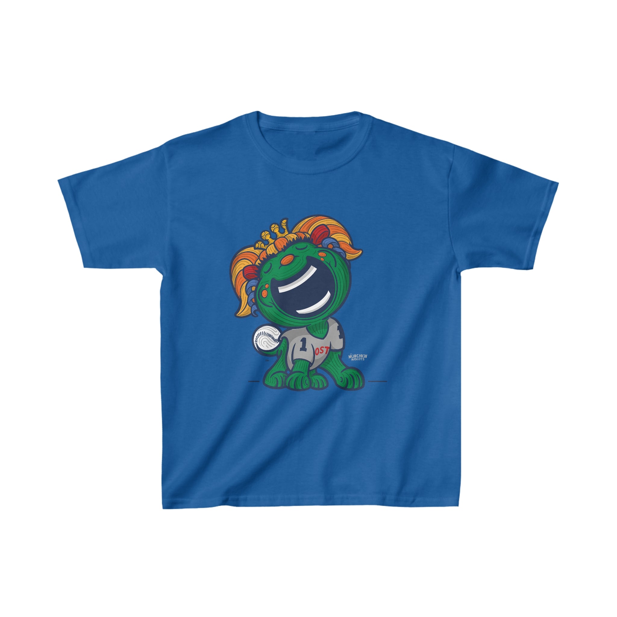 Kids Heavy Cotton™ Tee - Away Jersey - Lil' Miss Tessie BOS Baseball