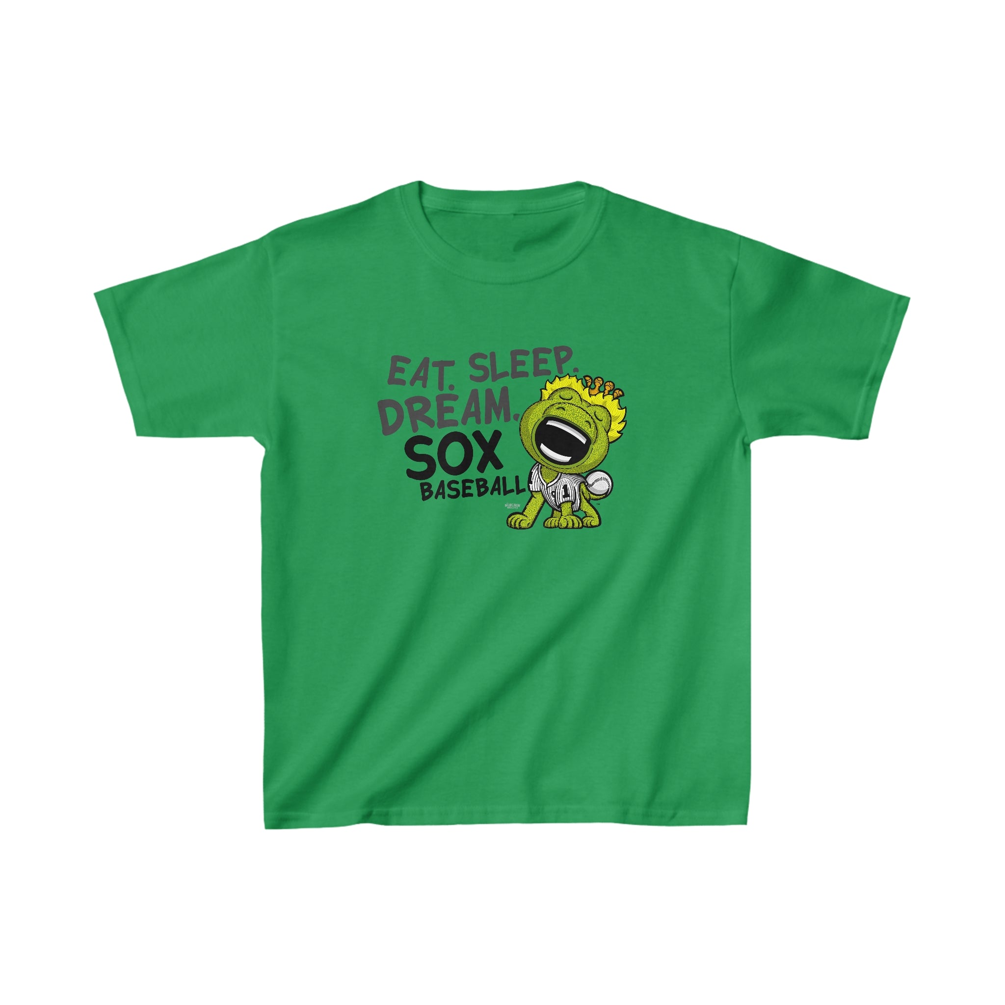 Kids Heavy Cotton™ Tee - Eat Sleep Dream - Lil' Southpaw CHI Baseball