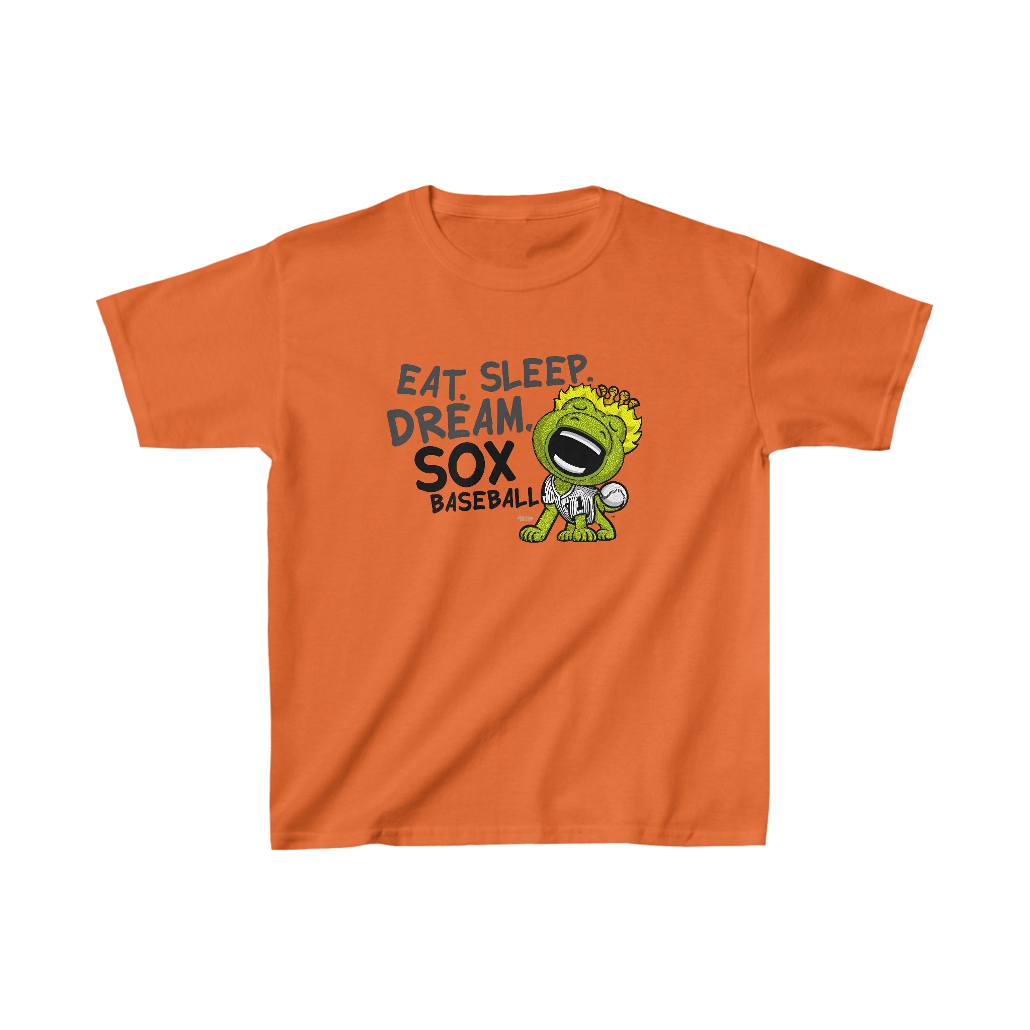 Kids Heavy Cotton™ Tee - Eat Sleep Dream - Lil' Southpaw CHI Baseball