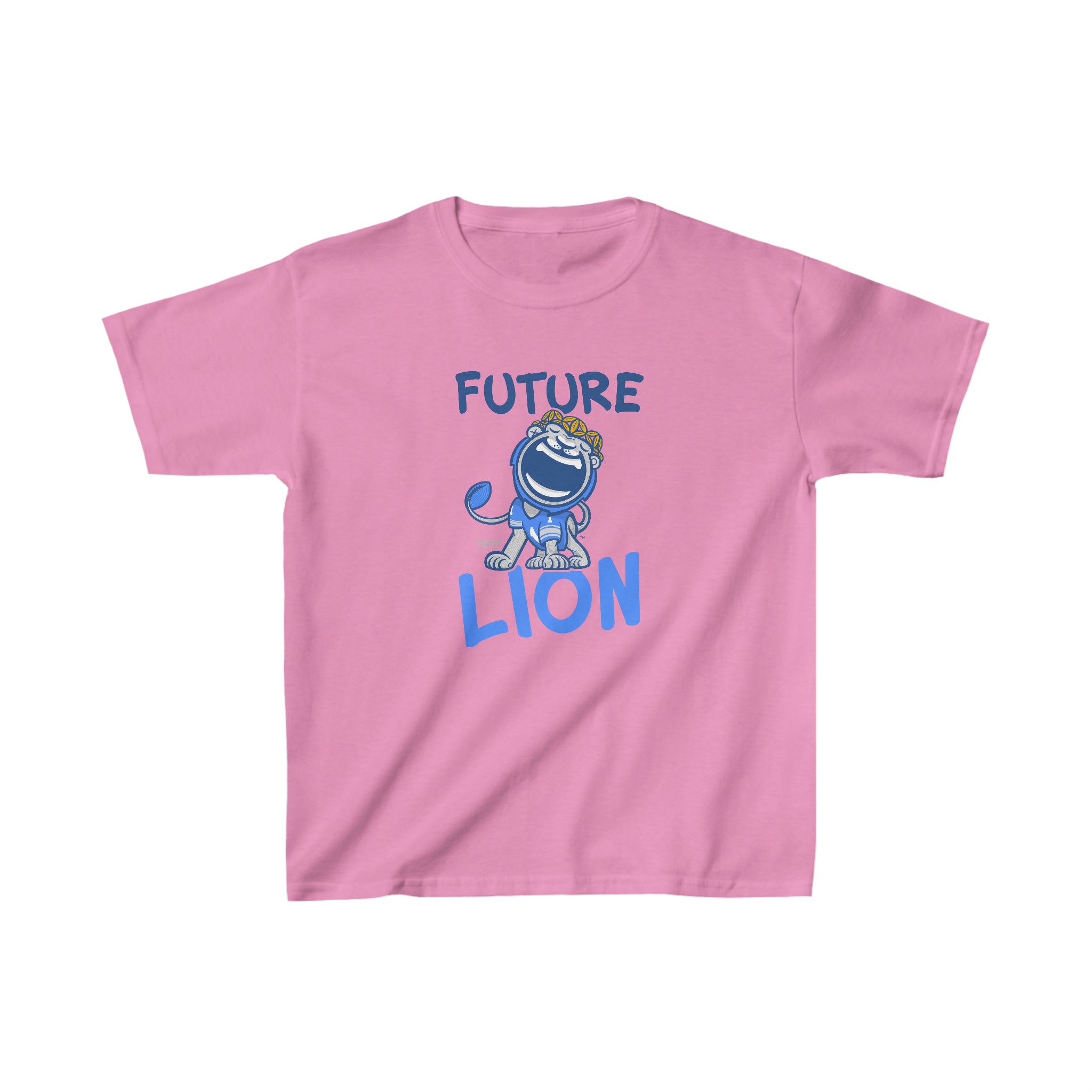 Kids Heavy Cotton™ Tee - Future Lion - Lil' Miss Roary DET Football