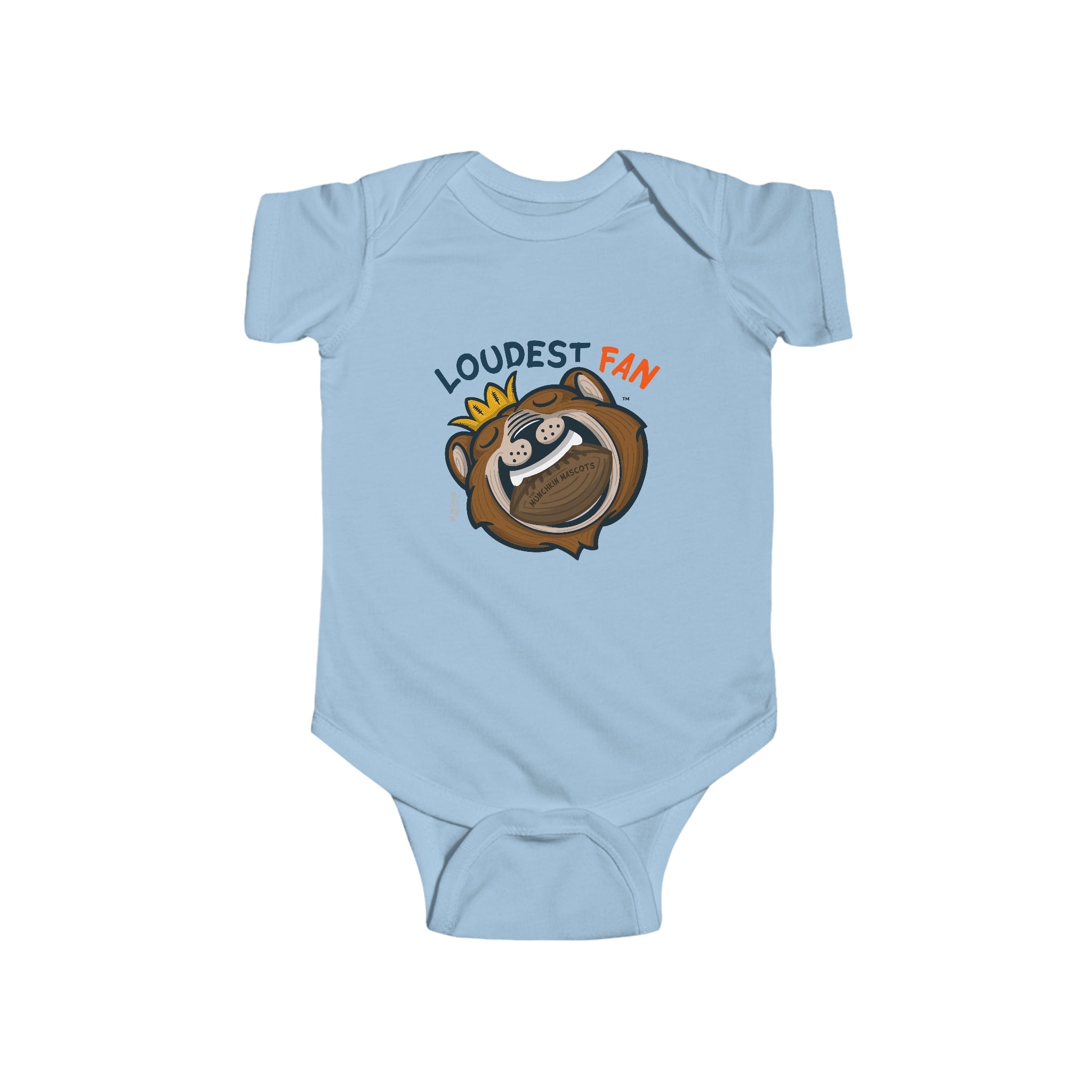 Infant Fine Jersey Bodysuit - Loudest Fan - Lil' Staley CHI Football