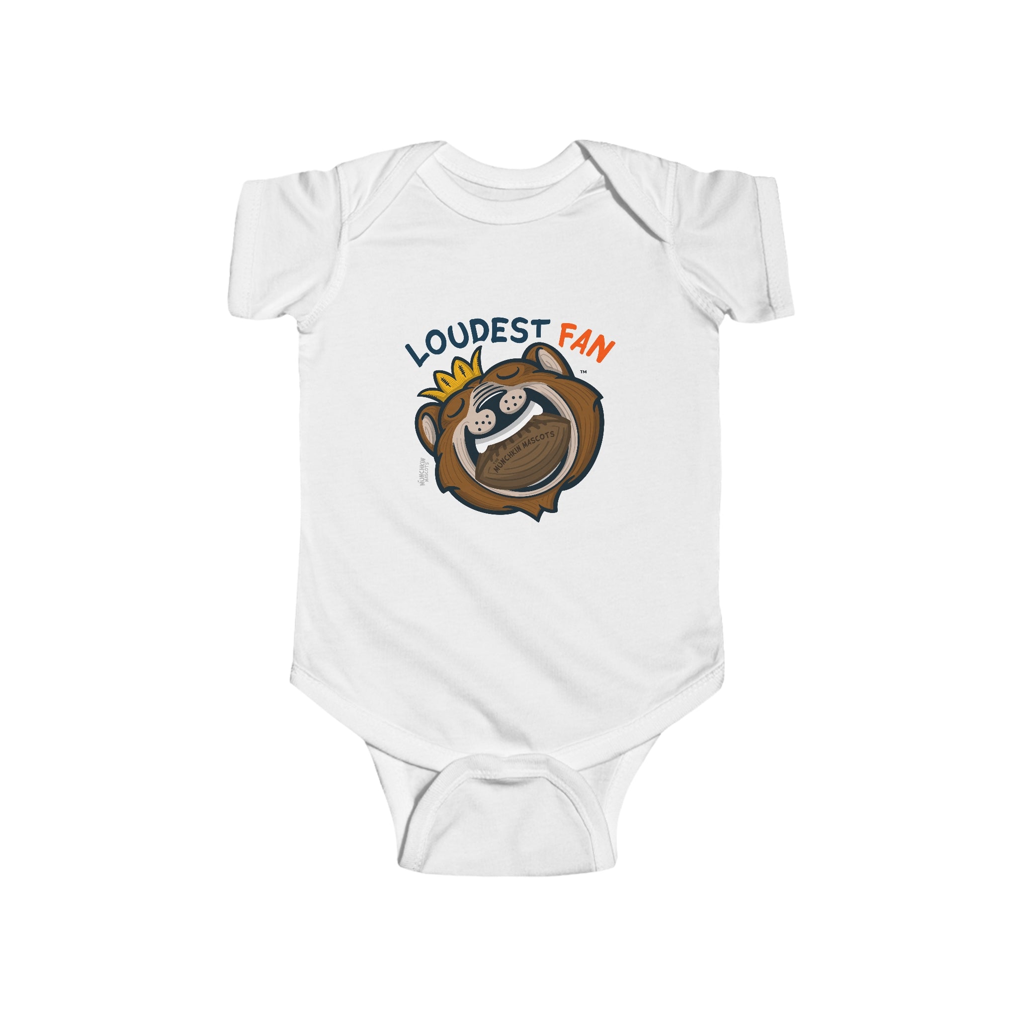 Infant Fine Jersey Bodysuit - Loudest Fan - Lil' Staley CHI Football