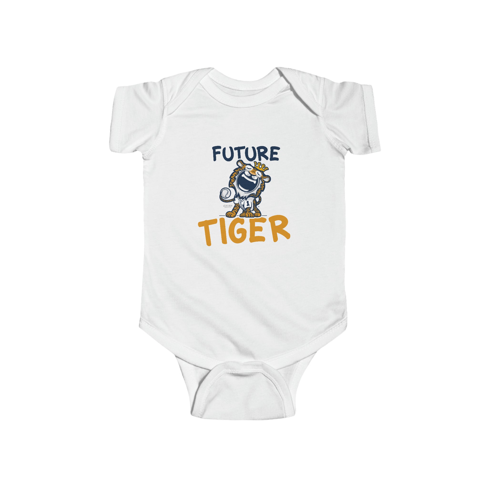 Infant Fine Jersey Bodysuit - Future Tiger - Lil' Paws DET Baseball