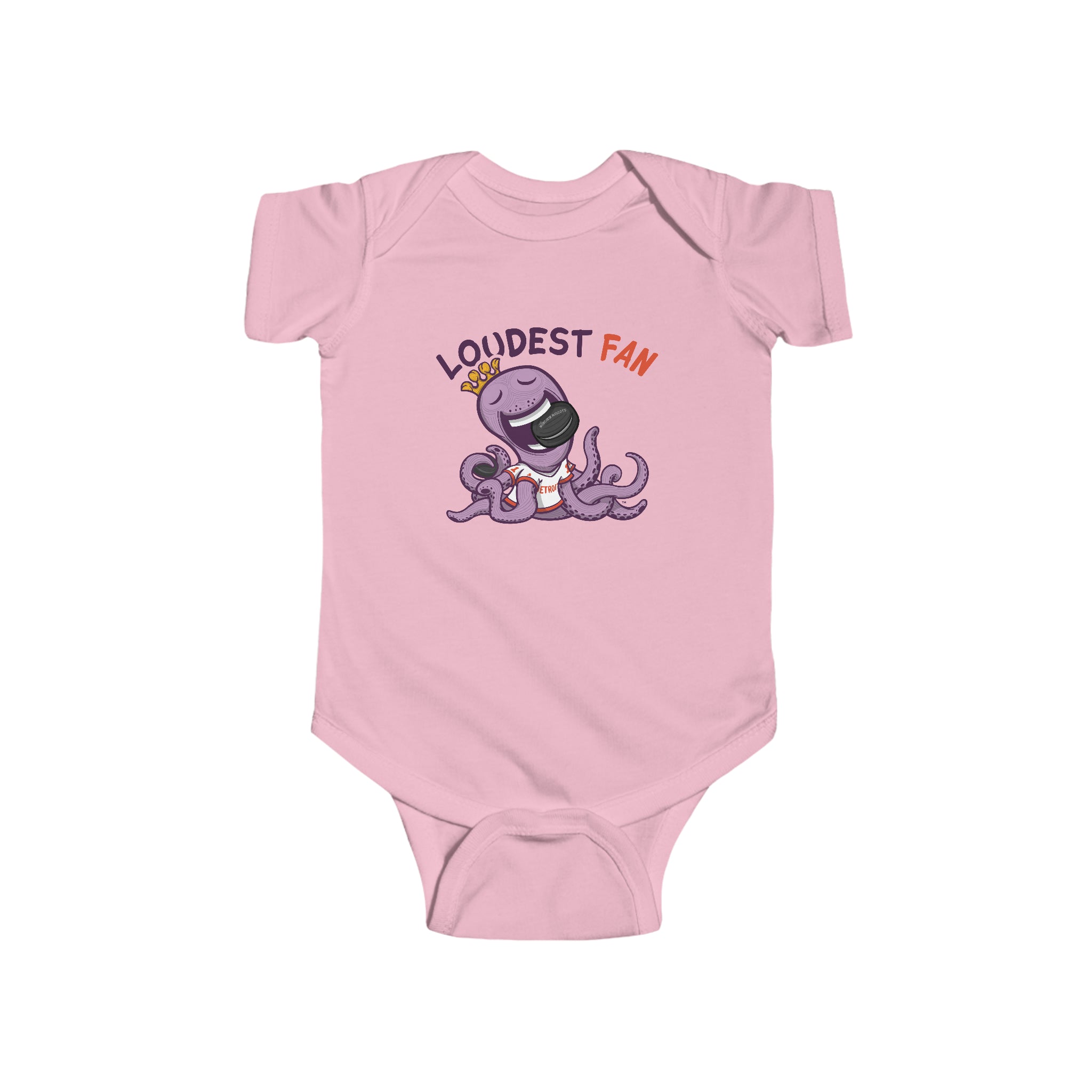 Infant Fine Jersey Bodysuit - Loudest Fan - Lil' Stanley DET Hockey