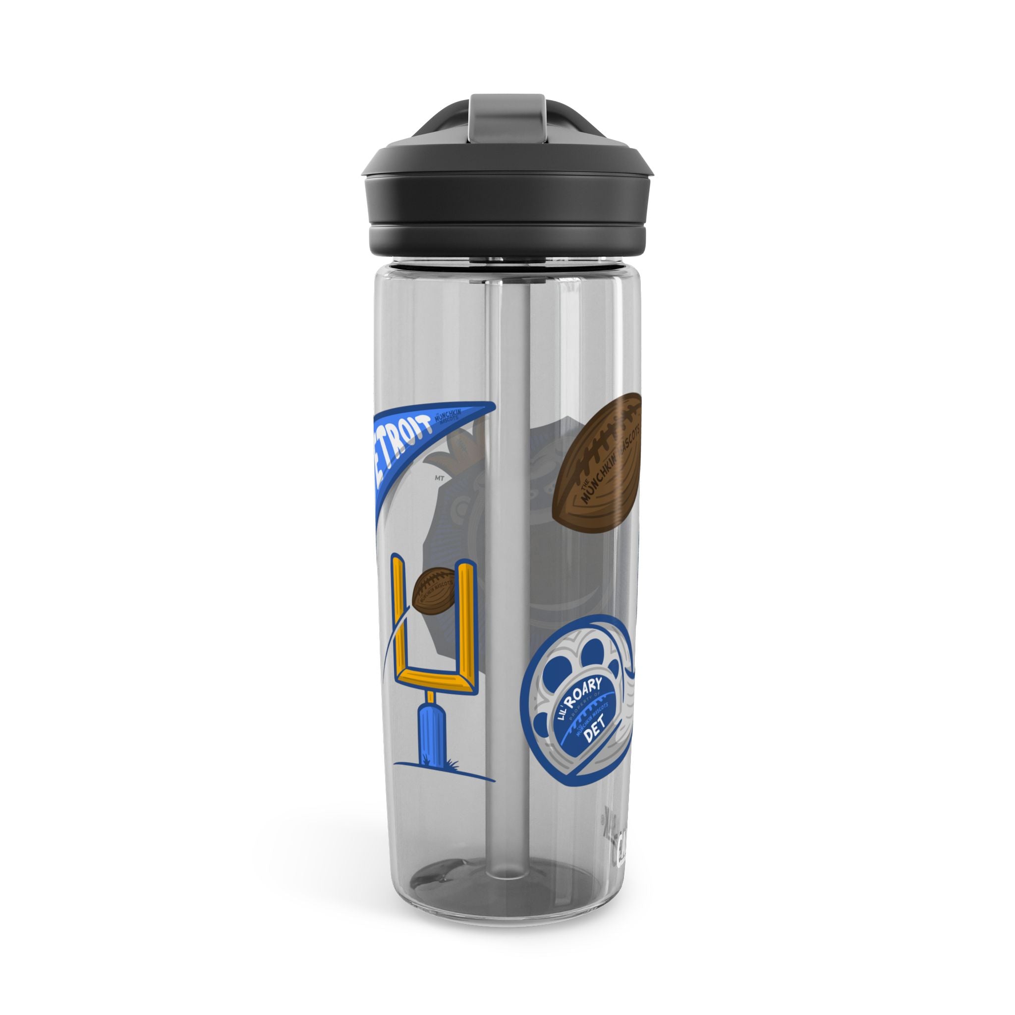 Detroit Football CamelBak Eddy® Lil' Roary Water Bottle, 20oz\25oz | Hand-Drawn Art | Gifts for Kids