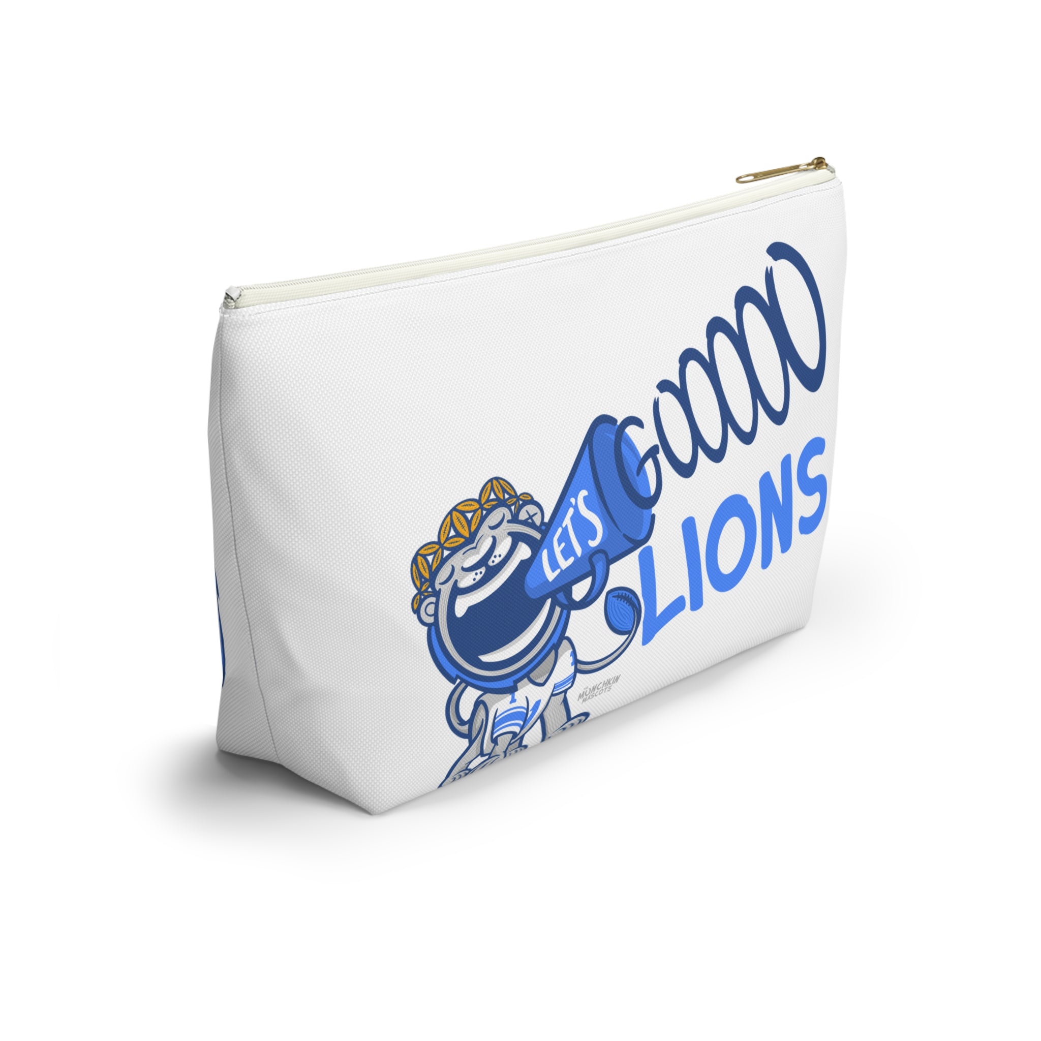 Detroit Football Accessory Pouch Lil' Miss Roary Themed | Hand-Drawn Art | Gifts for Kids