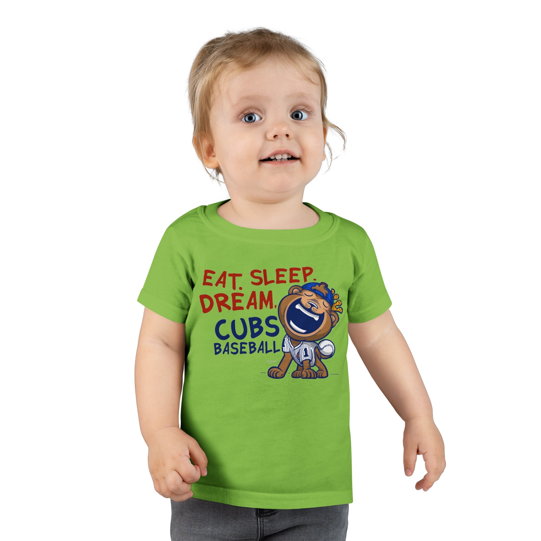 Toddler T-shirt - Eat Sleep Dream - Lil' Clark CHI Baseball