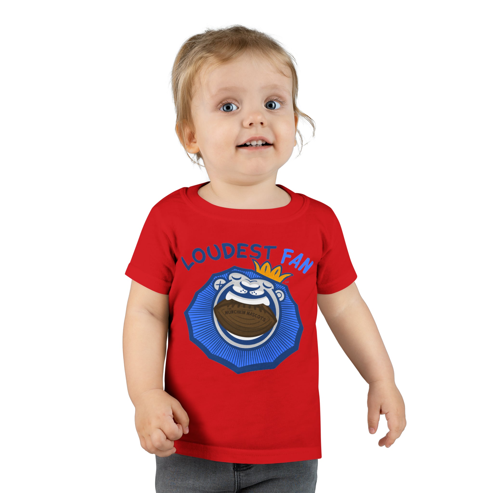 Toddler T-shirt - Loudest Fan - Lil' Roary DET Football