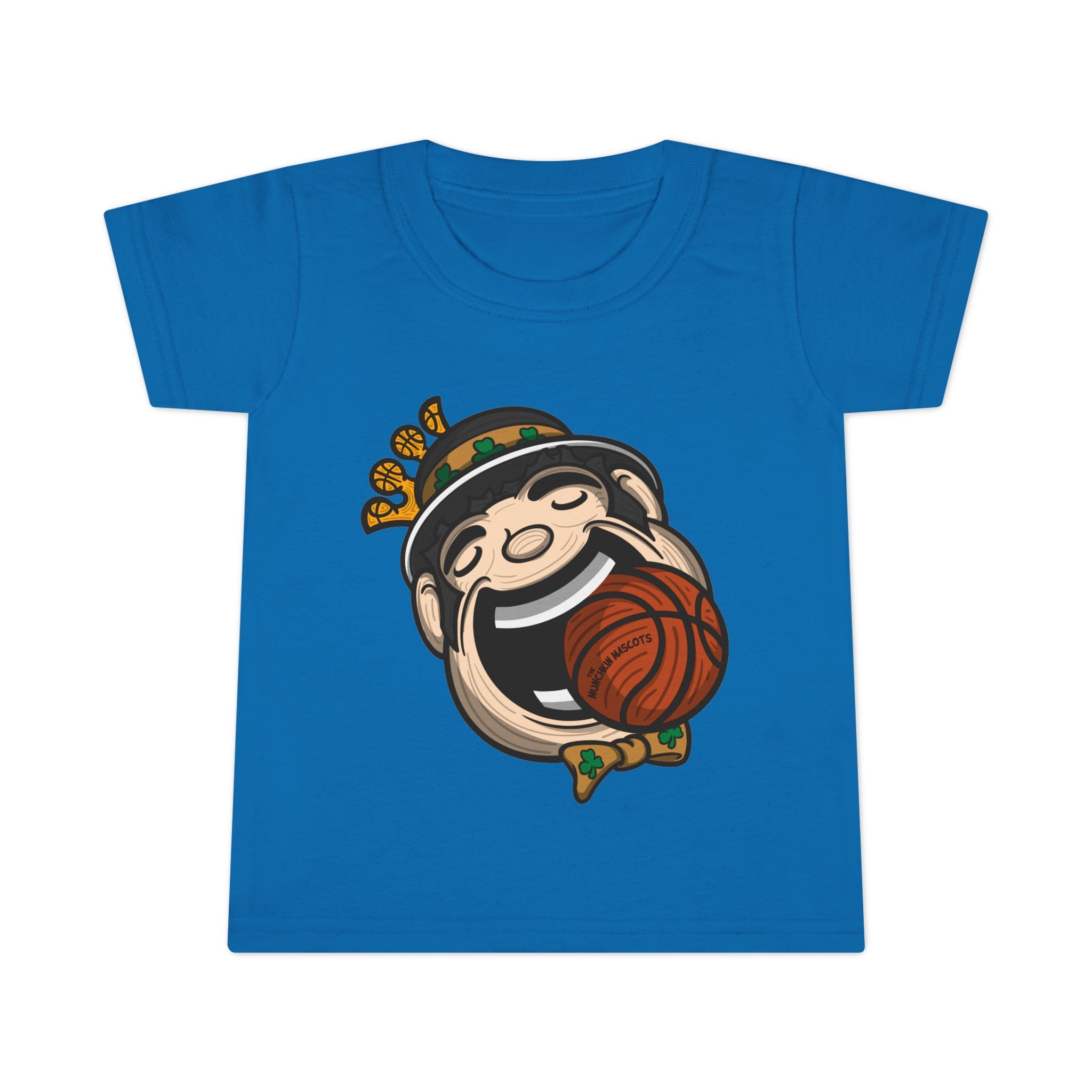 Toddler T-shirt - Mascot Face - Lil' Lucky BOS Basketball