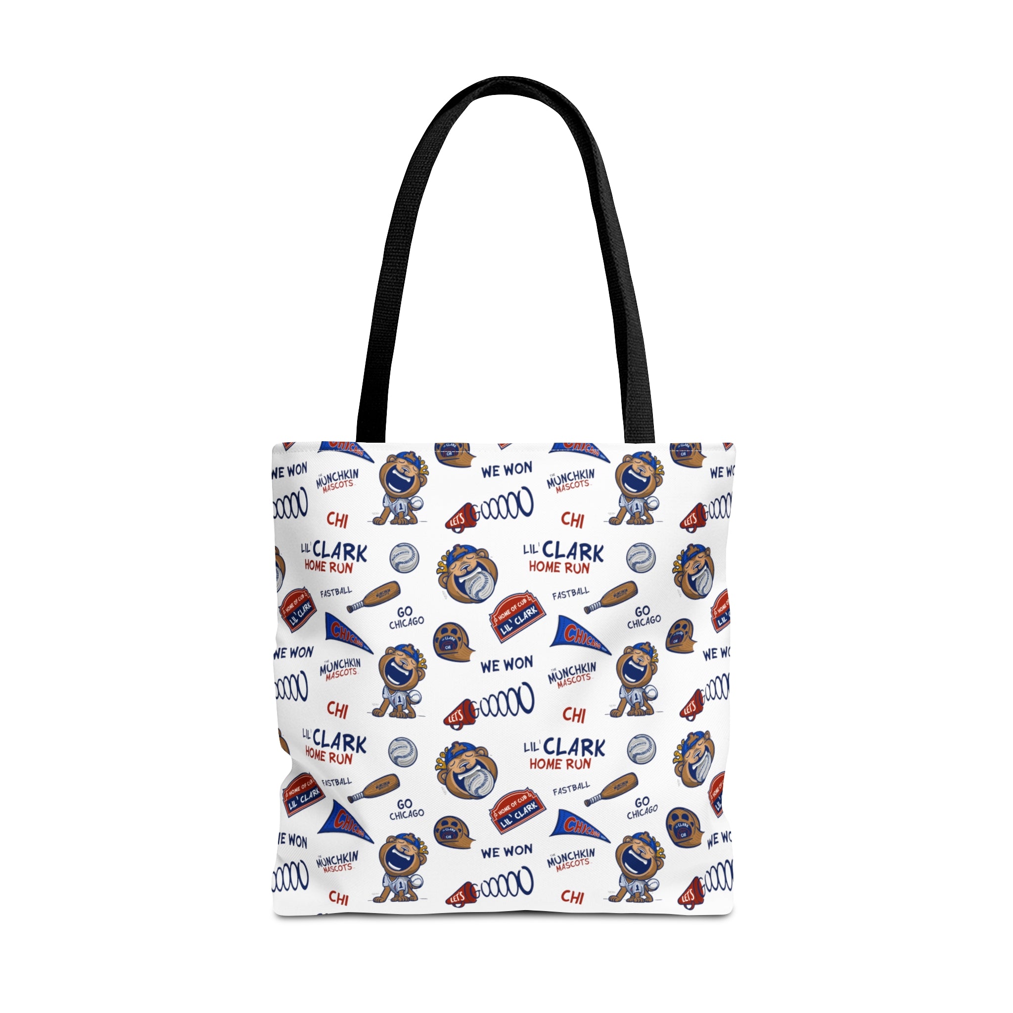 Tote Bag (AOP) - Pattern - Lil' Clark CHI Baseball