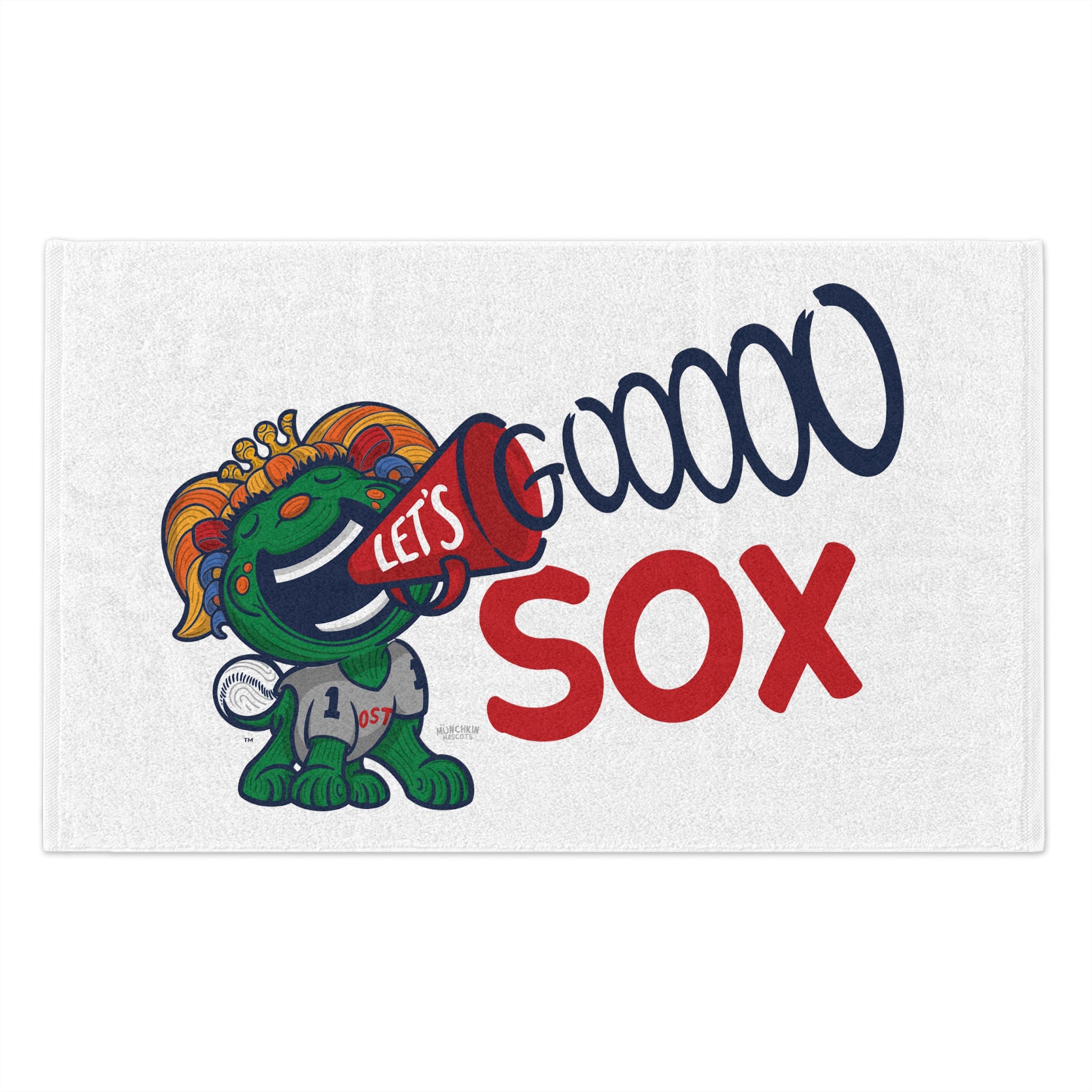 Rally Towel, 11x18 - Lets Go - Lil' Miss Tessie BOS Baseball