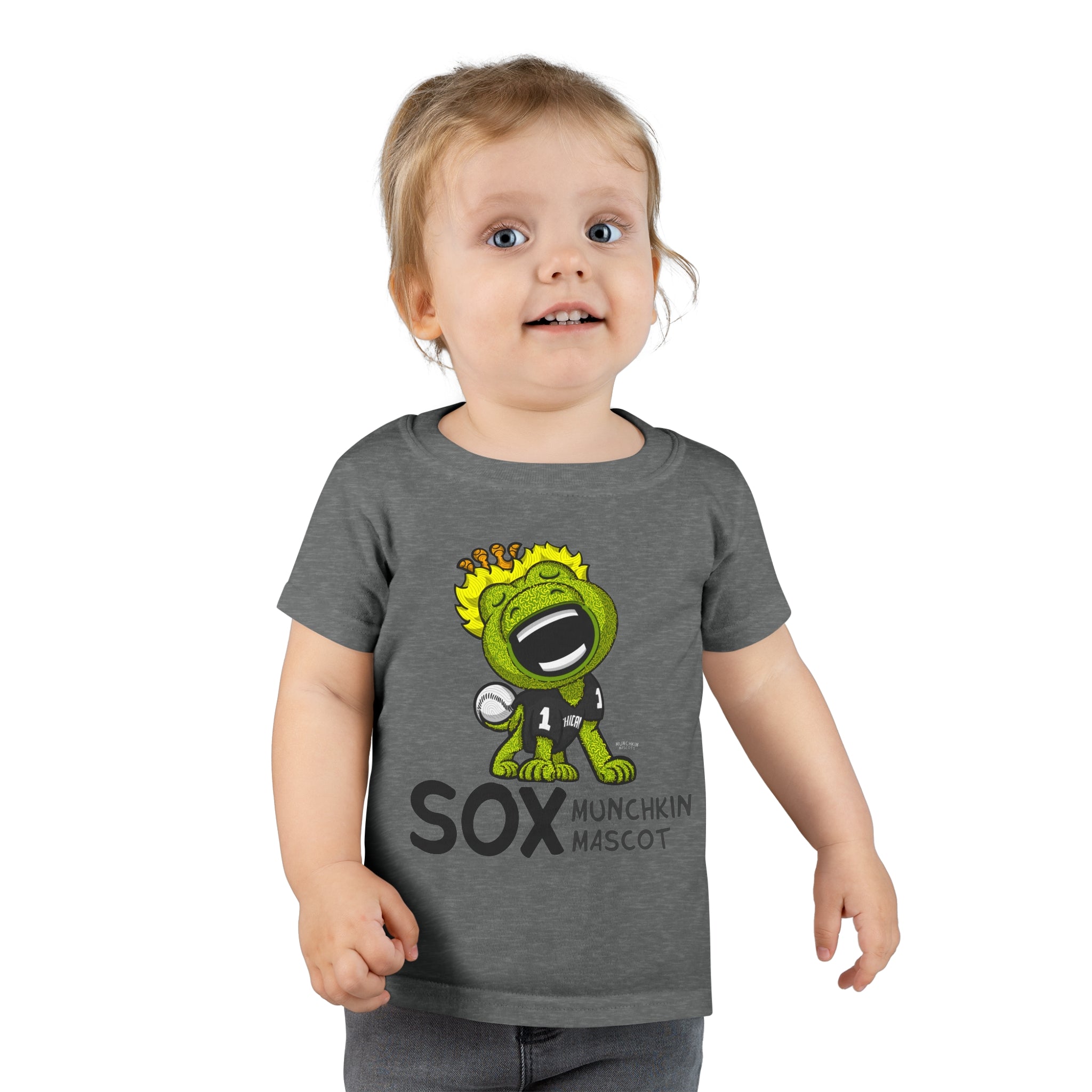 Toddler T-shirt - Munchkin Mascot - Lil' Southpaw CHI Baseball