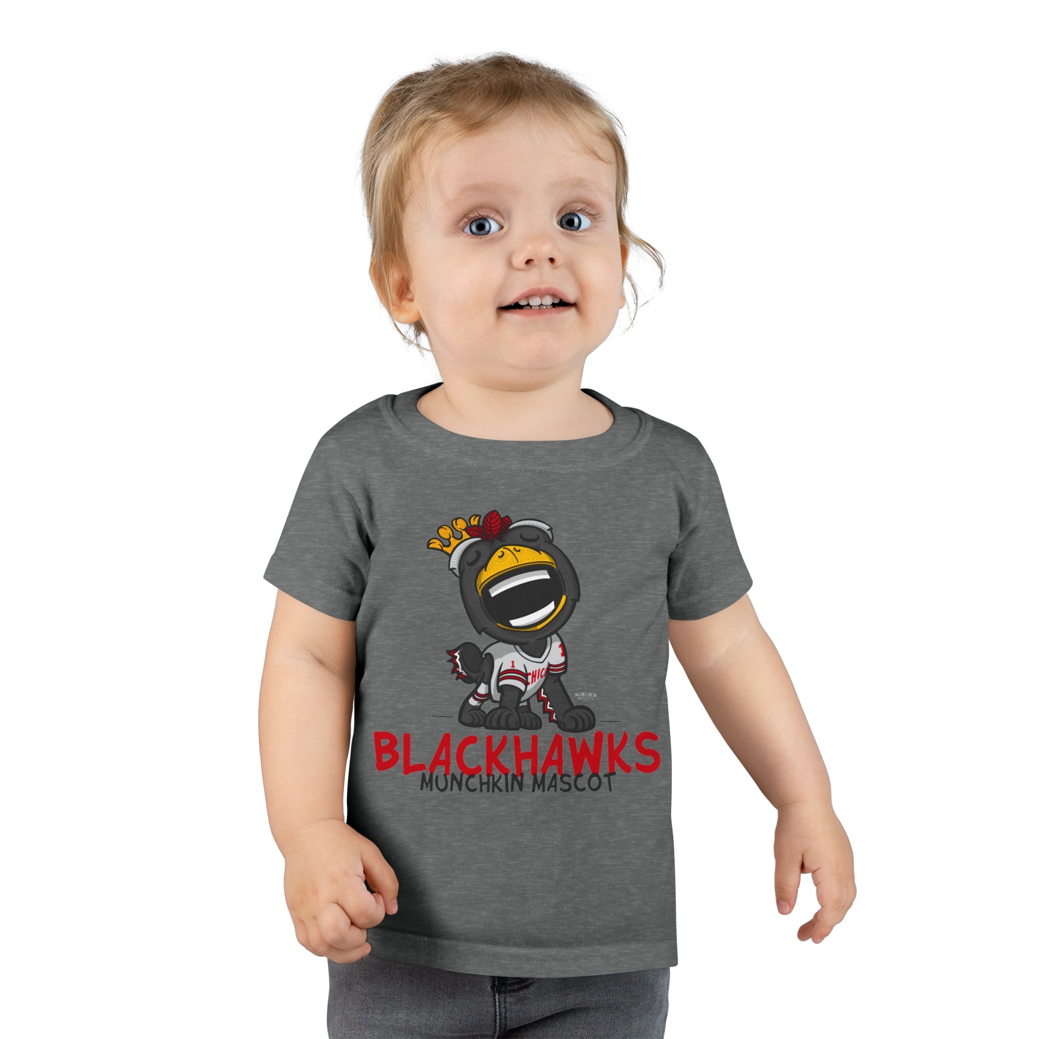 Toddler T-shirt - Munchkin Mascot - Lil' Tommy CHI Hockey