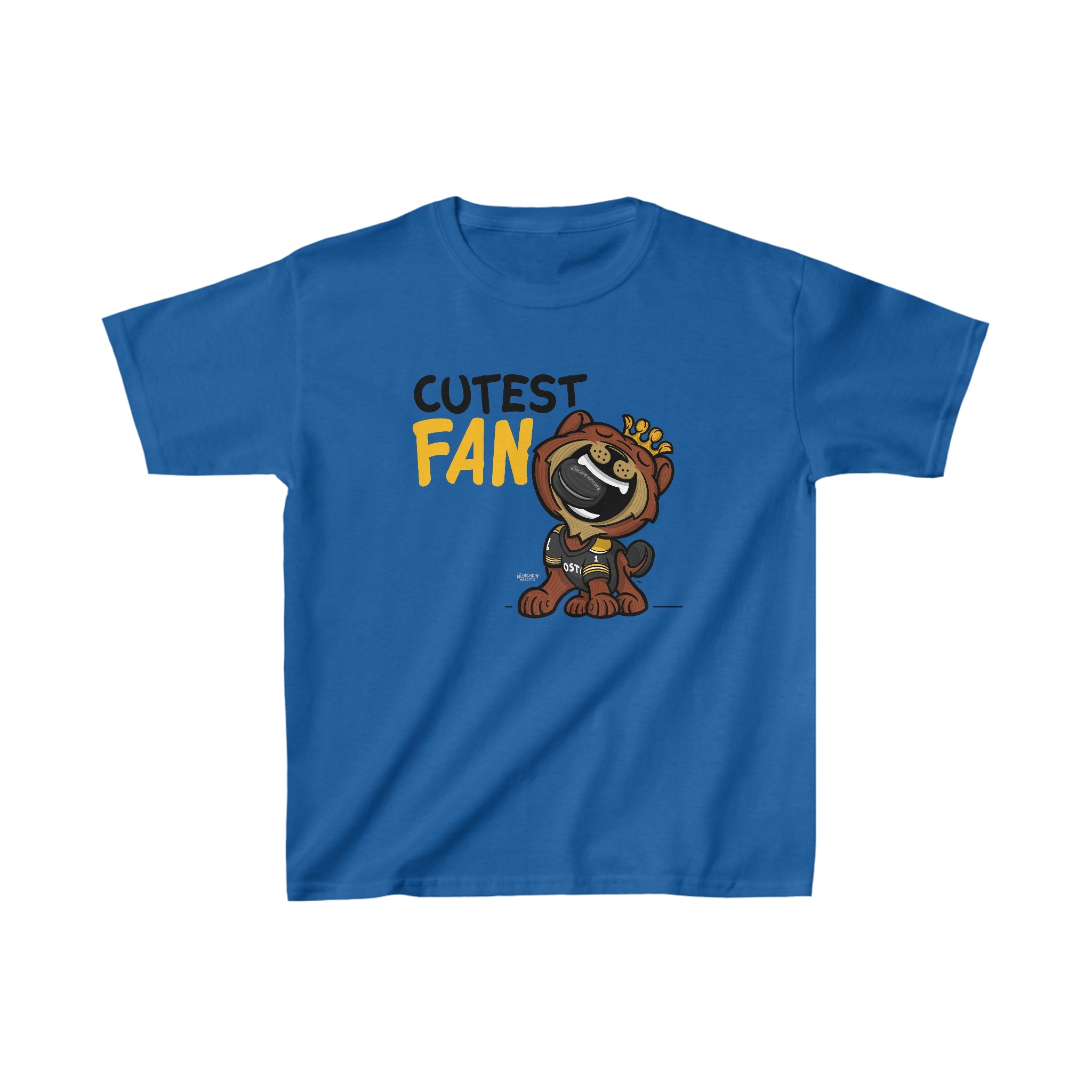 Kids Heavy Cotton™ Tee - Cutest Fan - Lil' Blades BOS Hockey