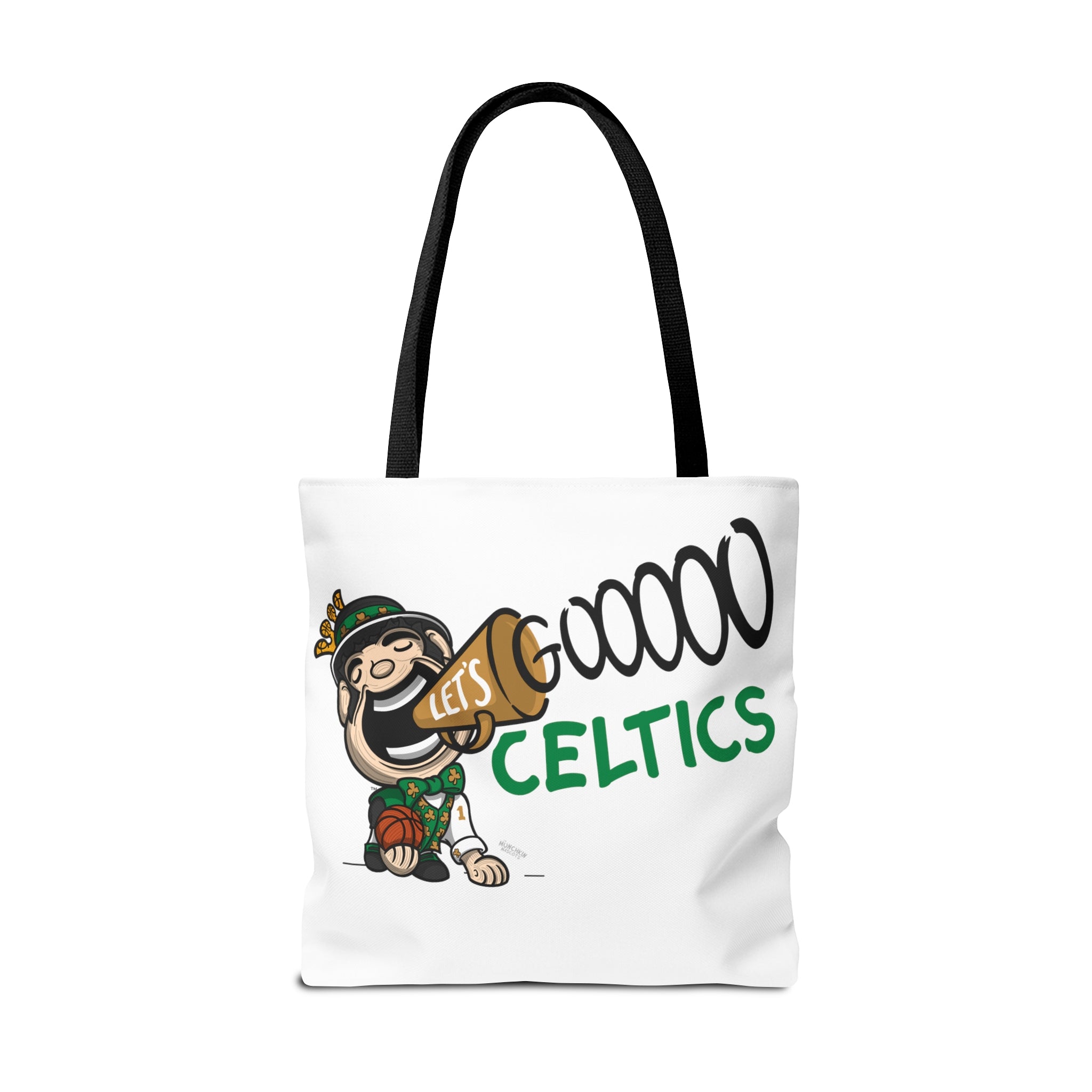 Tote Bag (AOP) - LOVE + Lets Go - Lil' Lucky BOS Basketball