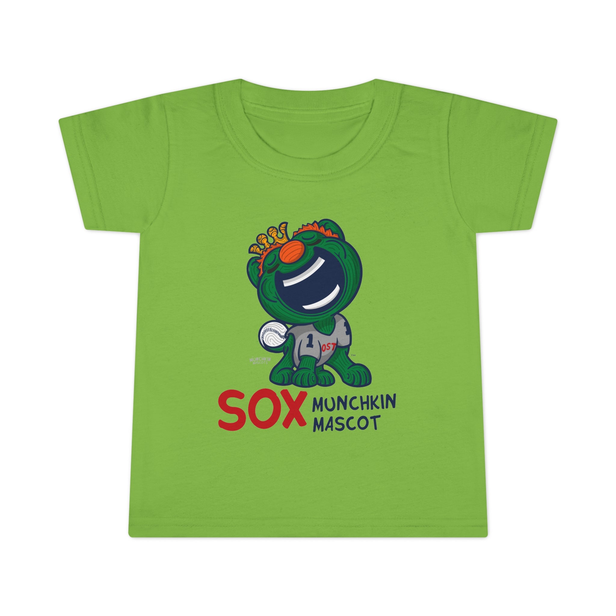 Toddler T-shirt - Munchkin Mascot - Lil' Wally BOS Baseball