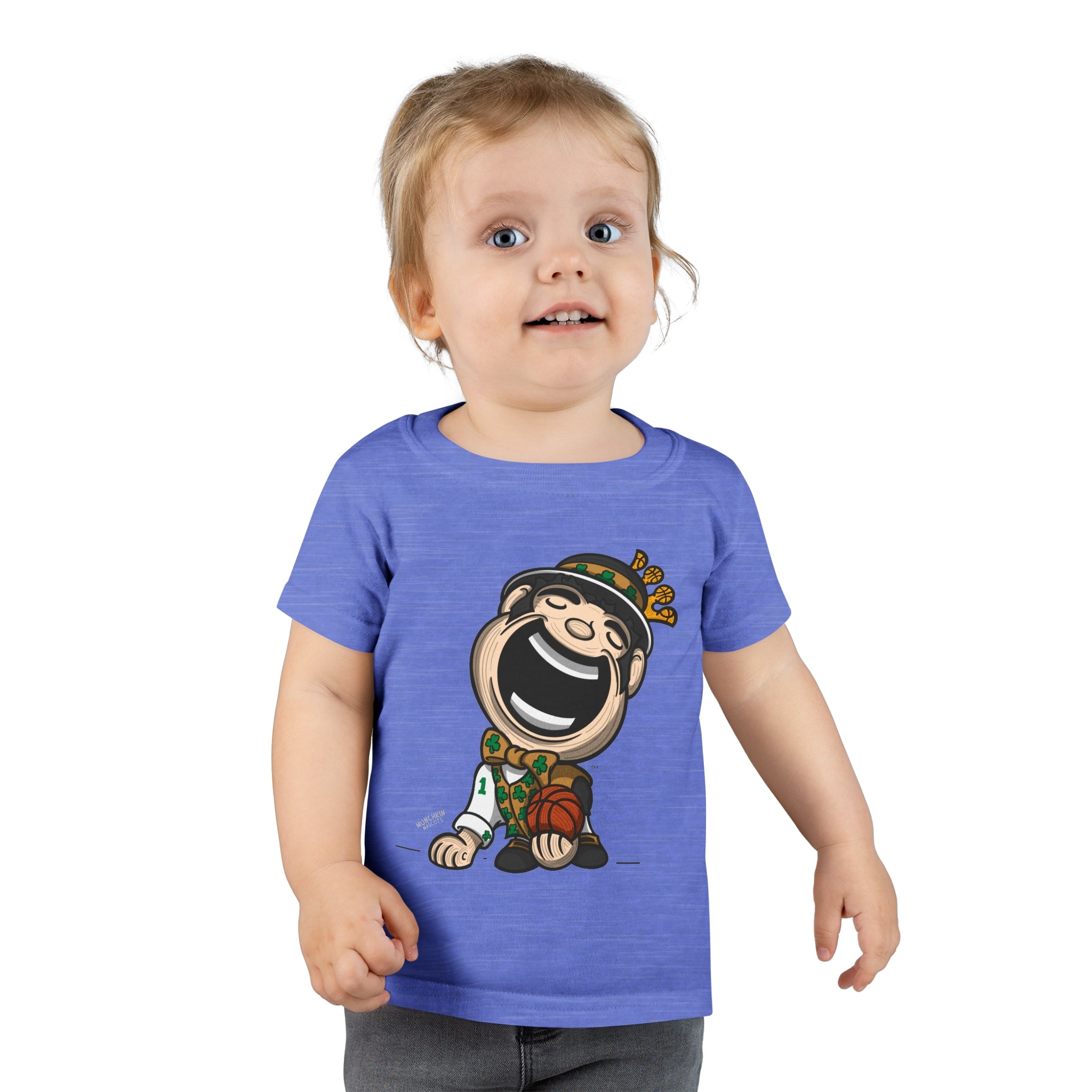 Toddler T-shirt - Gold Vest - Lil' Lucky BOS Basketball