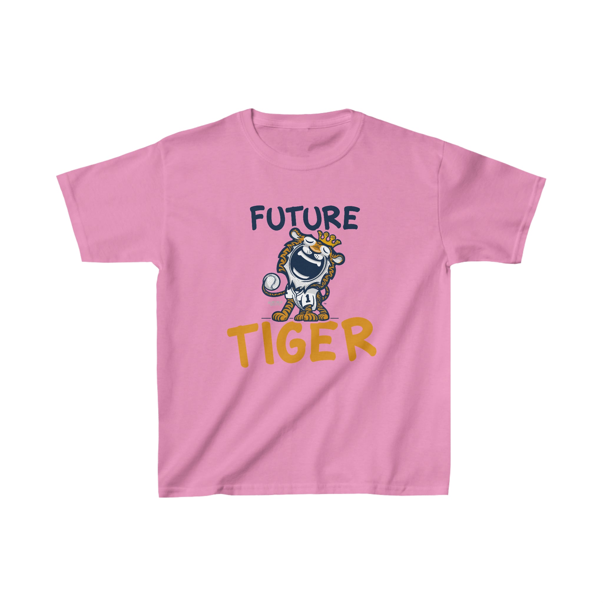 Kids Heavy Cotton™ Tee - Future Tiger - Lil' Paws DET Baseball