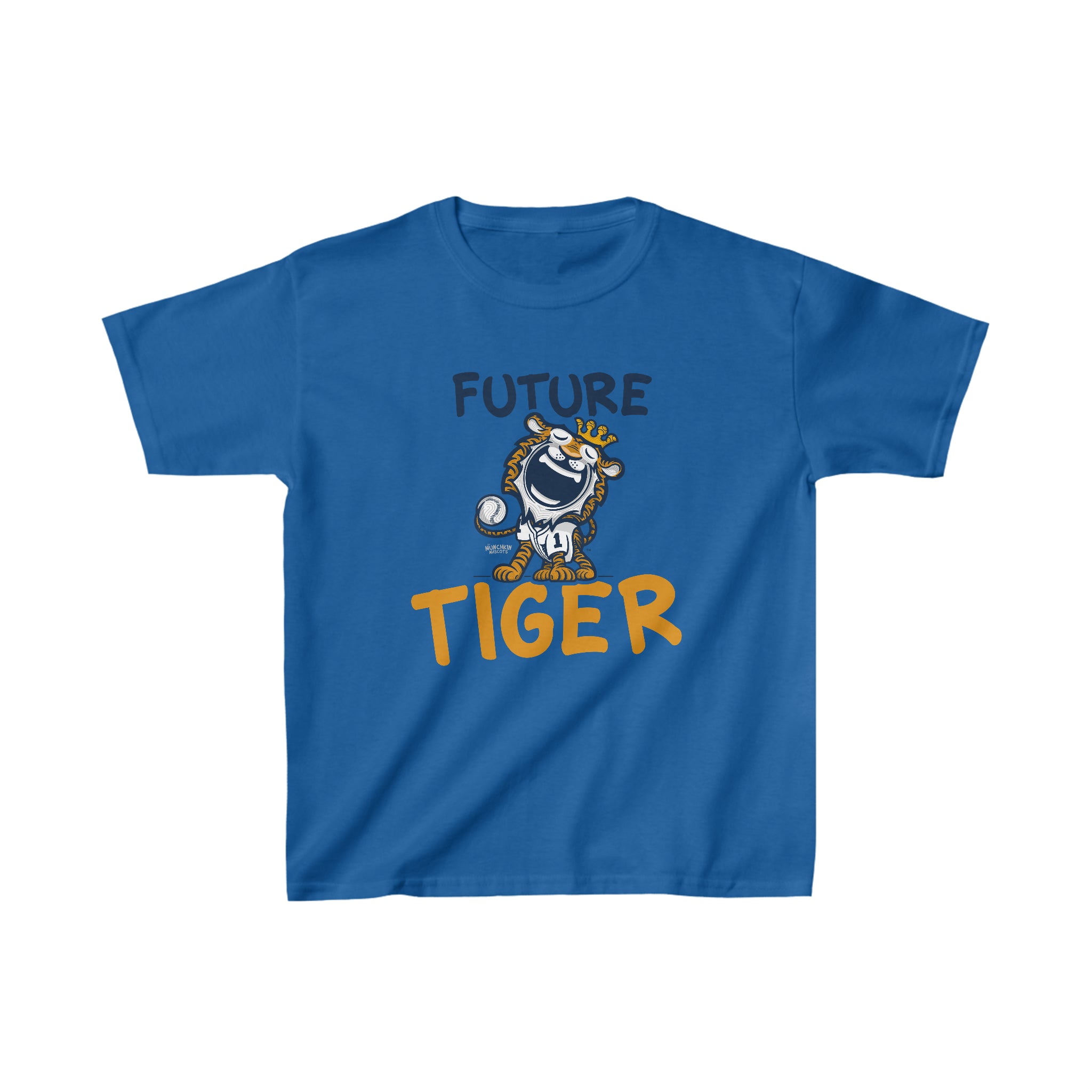 Kids Heavy Cotton™ Tee - Future Tiger - Lil' Paws DET Baseball