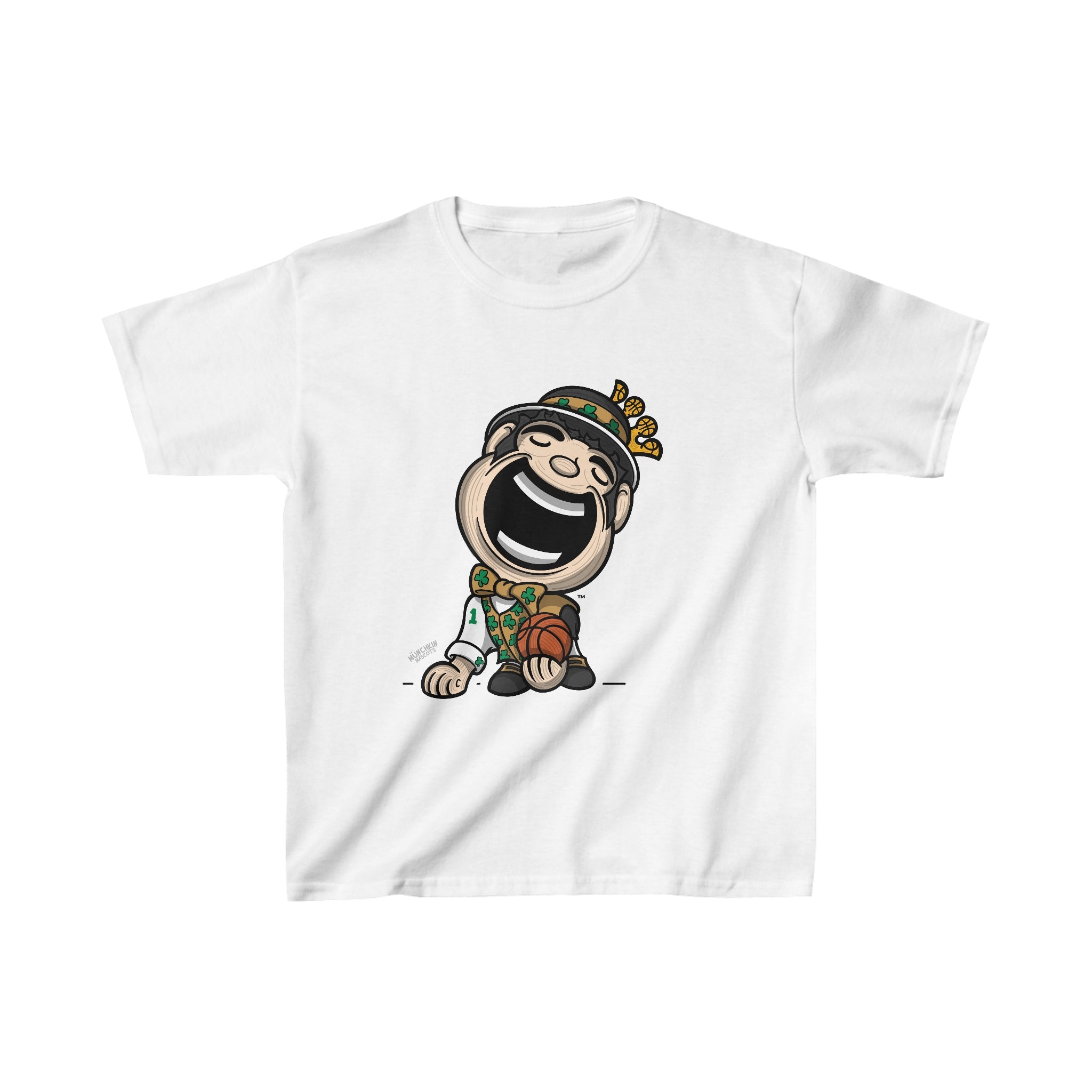 Kids Heavy Cotton™ Tee  - Gold Vest- Lil' Lucky BOS Basketball