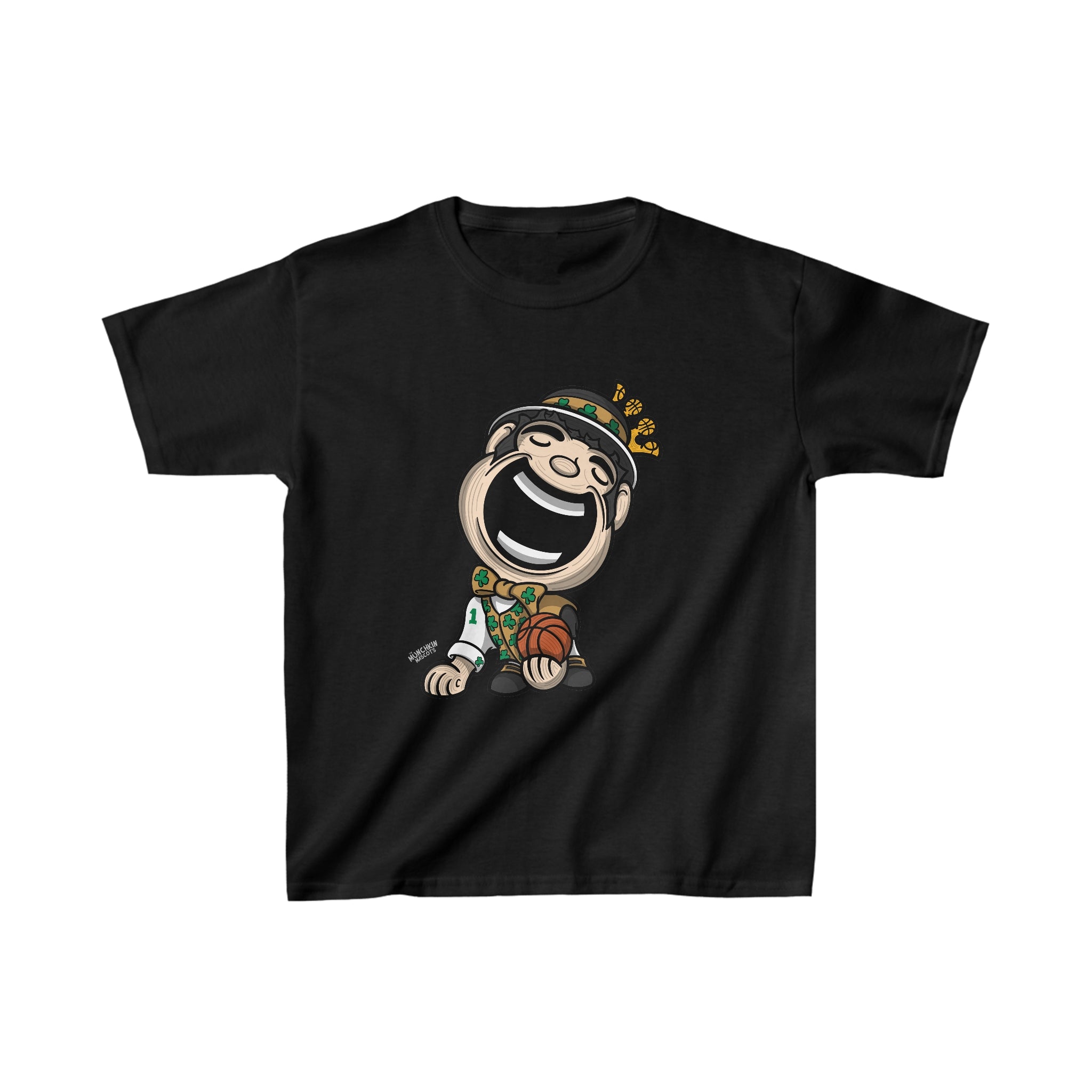 Kids Heavy Cotton™ Tee  - Gold Vest- Lil' Lucky BOS Basketball