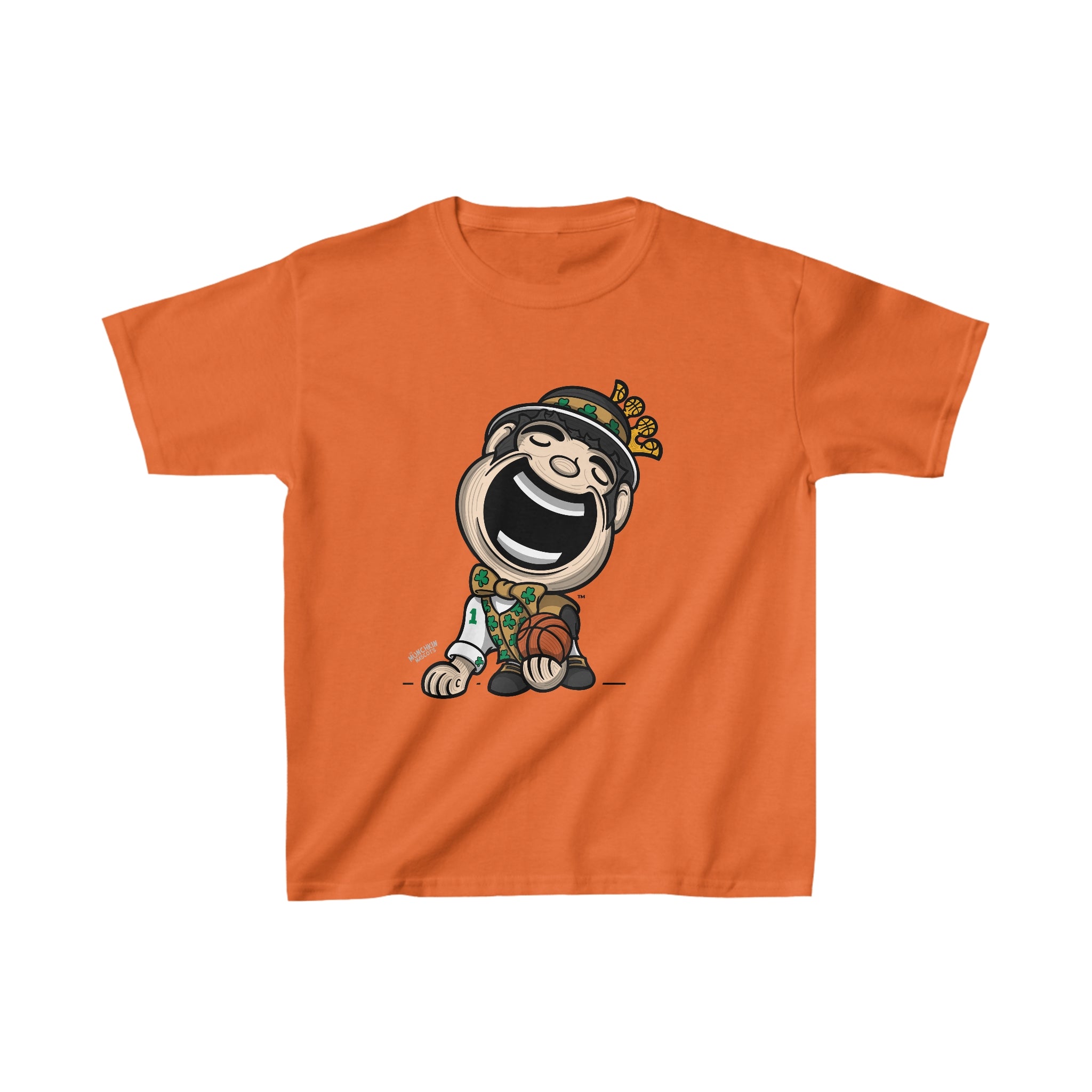 Kids Heavy Cotton™ Tee  - Gold Vest- Lil' Lucky BOS Basketball