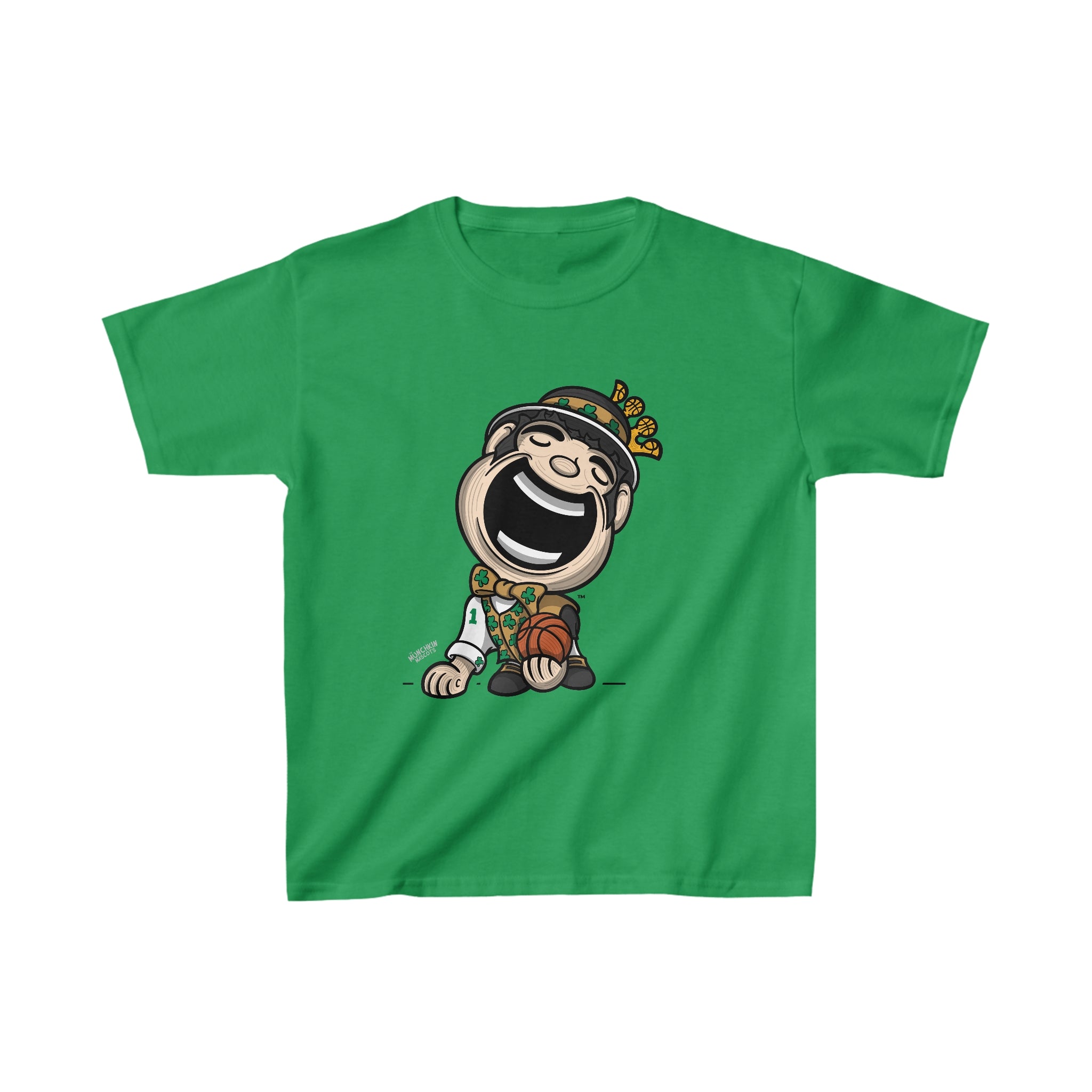 Kids Heavy Cotton™ Tee  - Gold Vest- Lil' Lucky BOS Basketball