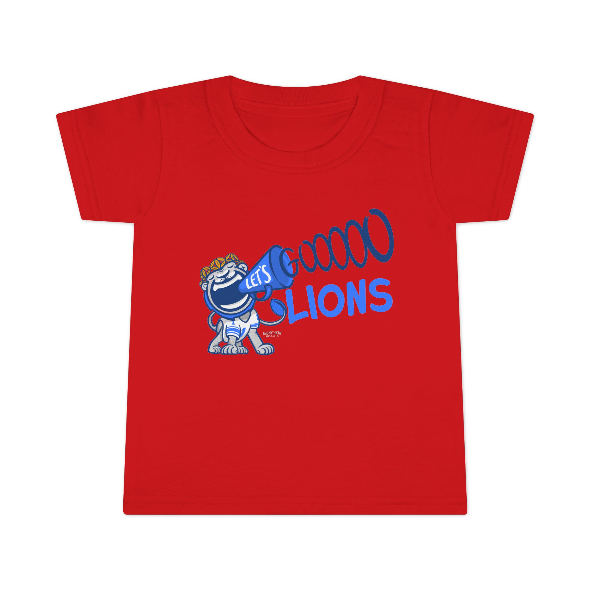 Toddler T-shirt - Lets Go - Lil' Miss Roary DET Football