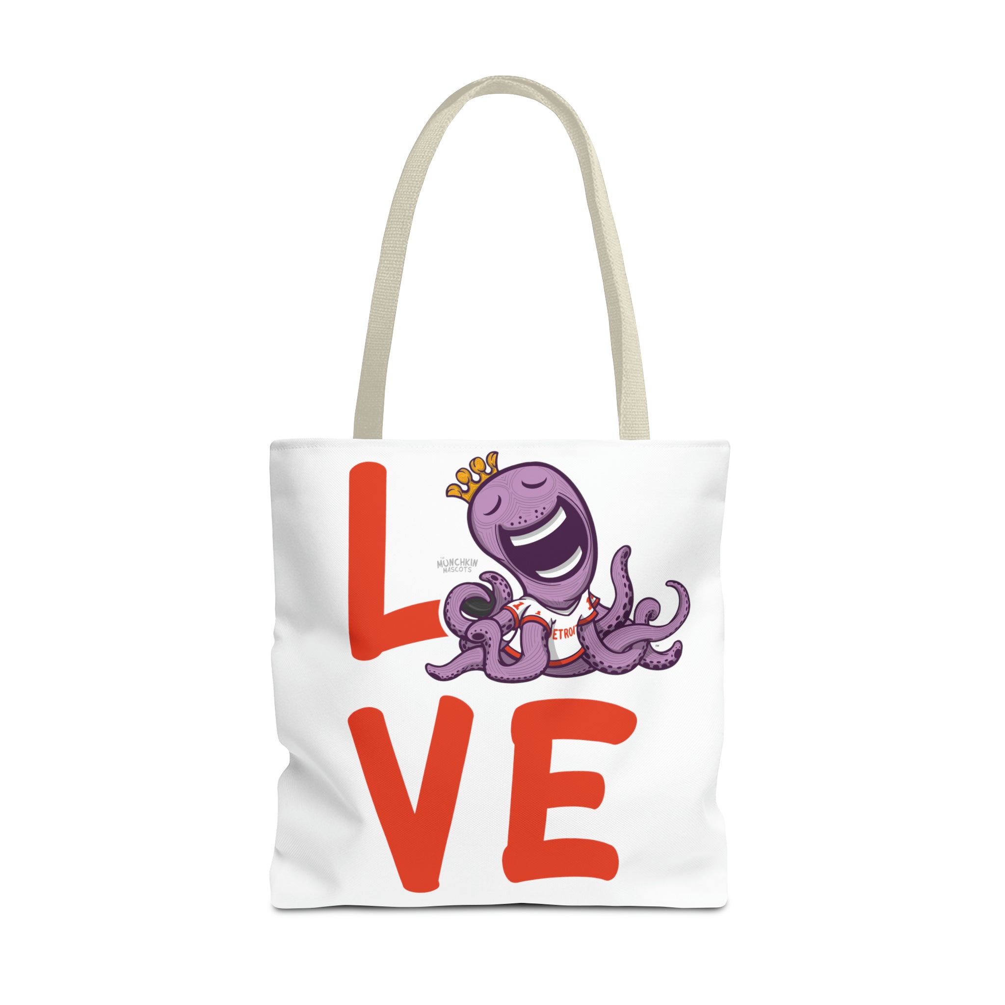 Tote Bag (AOP) - LOVE + Lets Go - Lil' Stanley DET Hockey