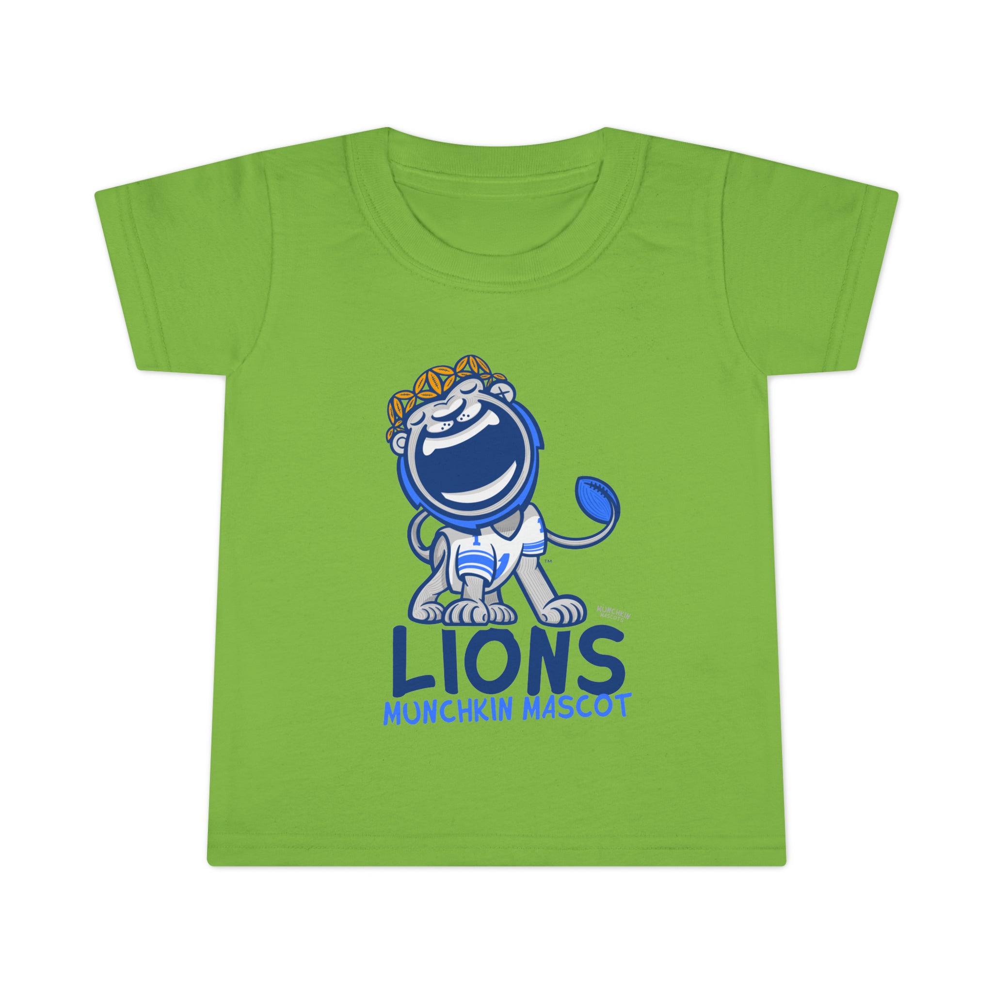 Toddler T-shirt - Munchkin Mascot - Lil' Miss Roary DET Football