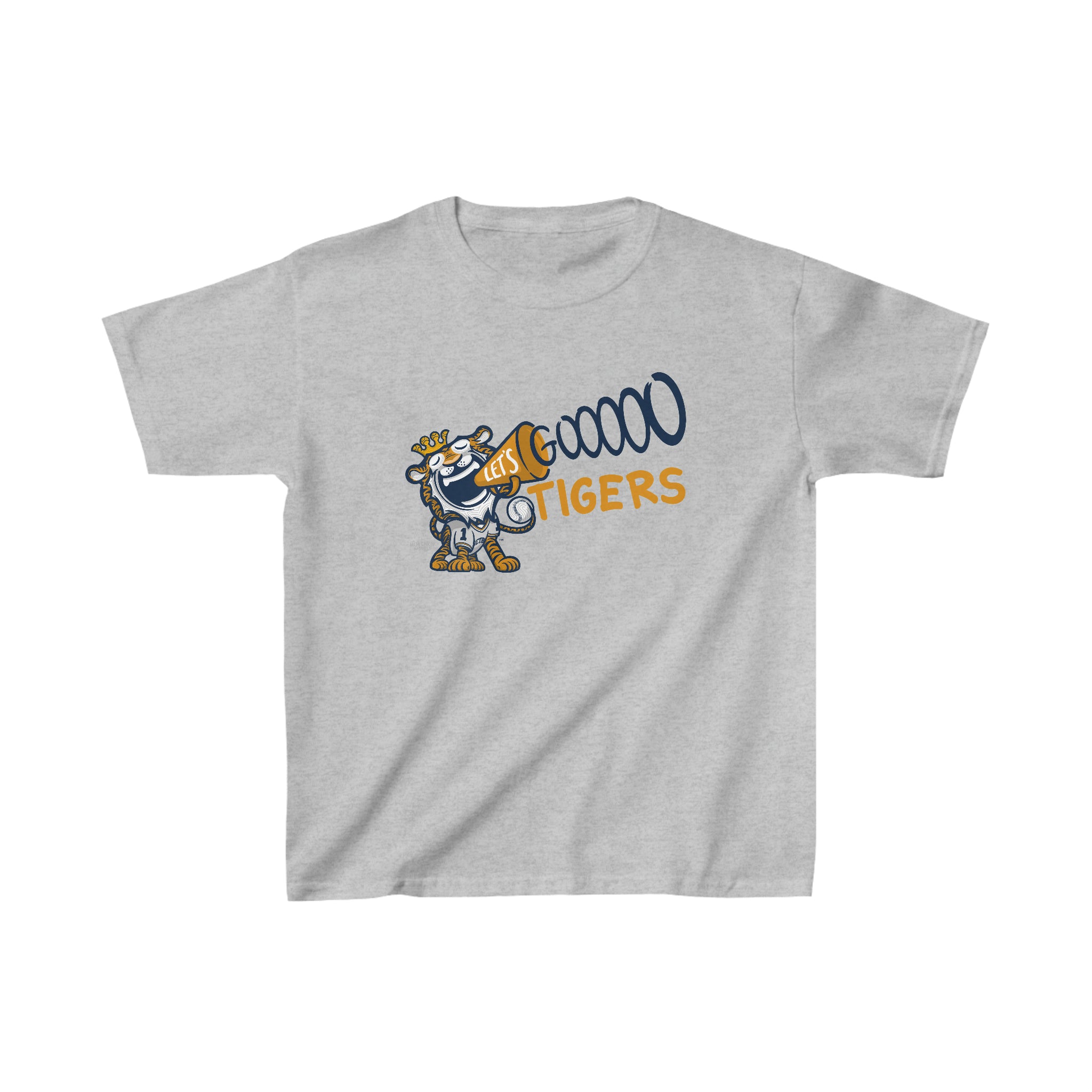 Kids Heavy Cotton™ Tee - Lets Go - Lil' Paws DET Baseball