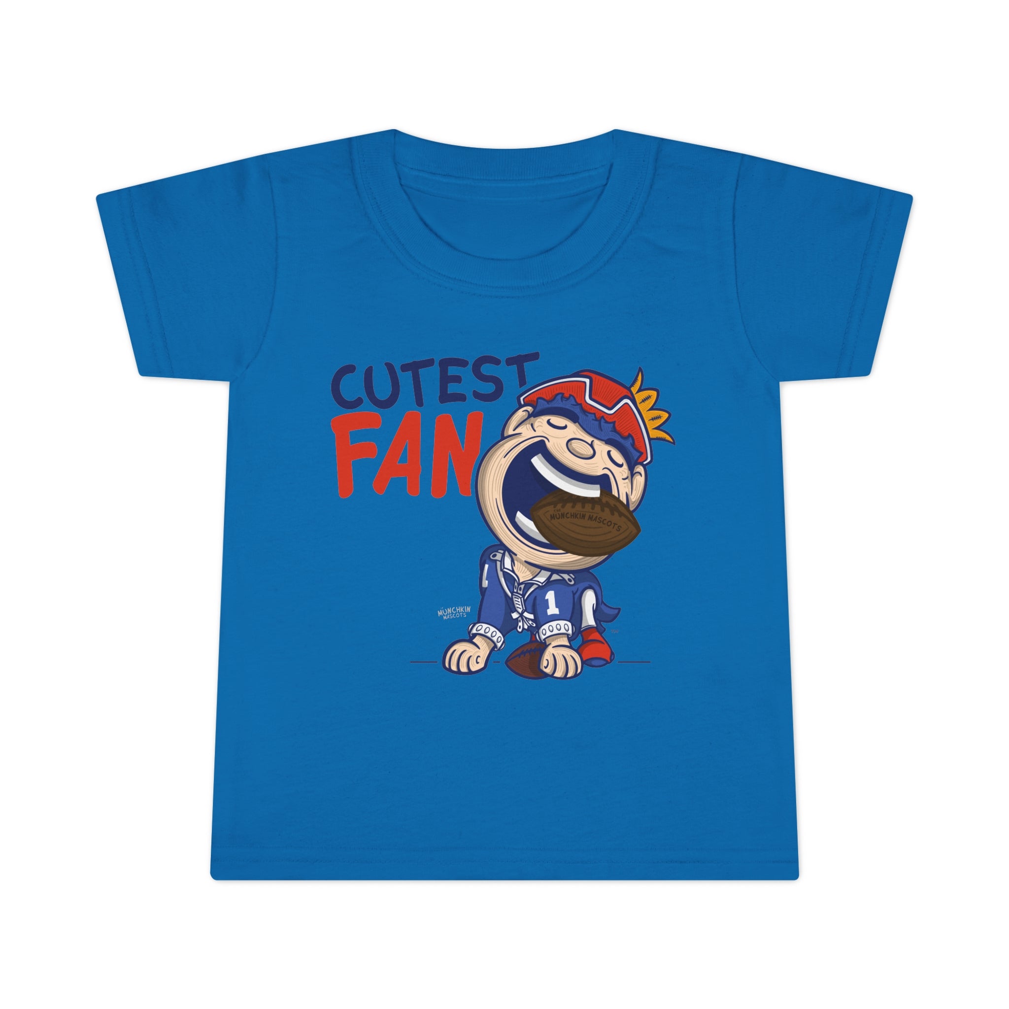 Toddler T-shirt - Cutest Fan - Lil' Pat NE Football